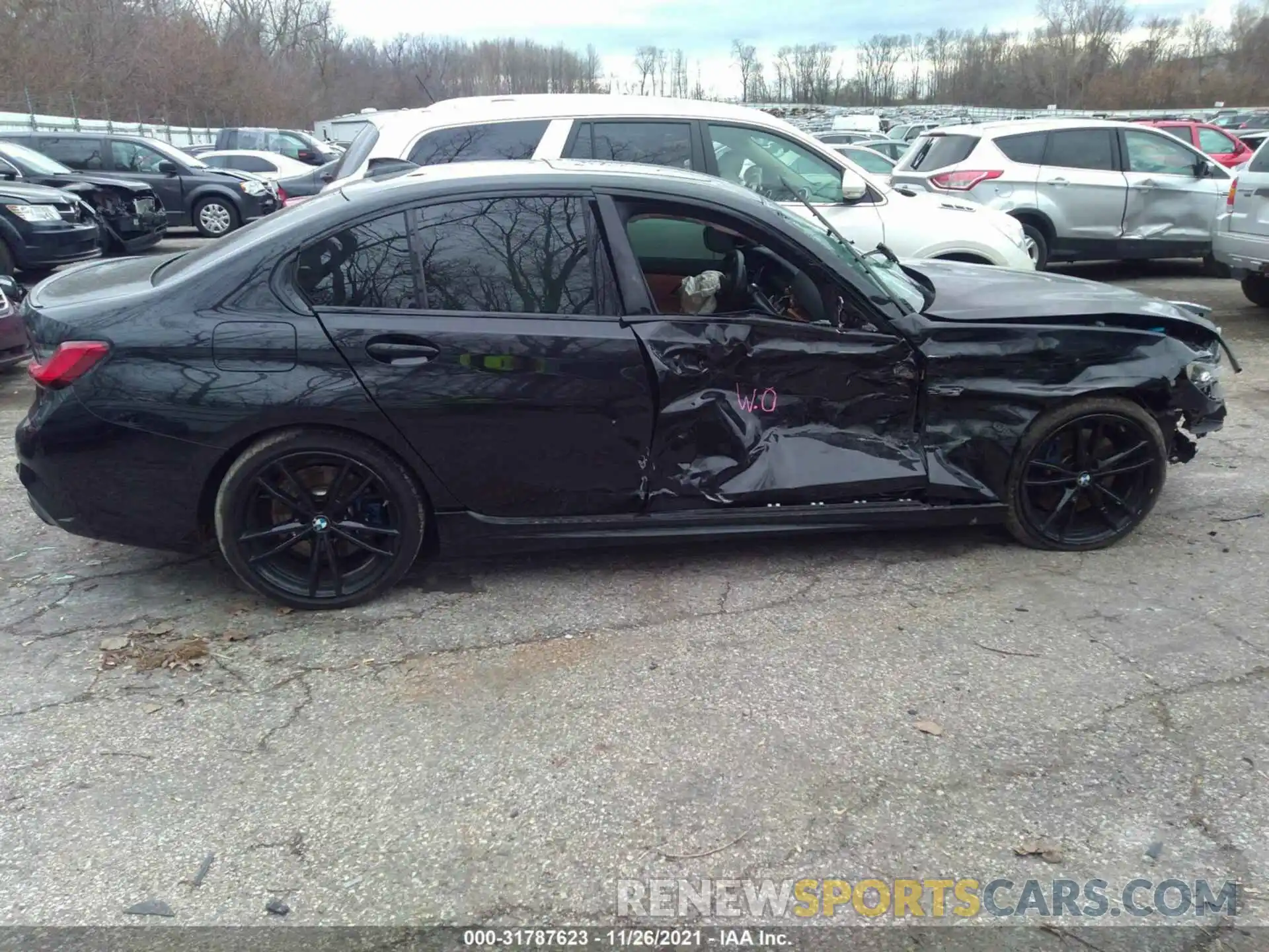 6 Photograph of a damaged car 3MW5U9J06M8B65993 BMW 3 SERIES 2021