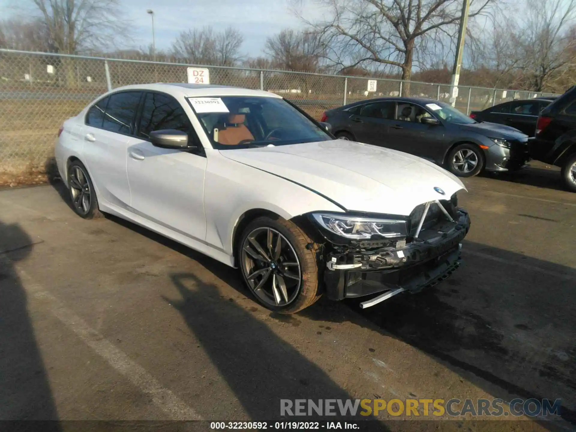 1 Photograph of a damaged car 3MW5U9J08M8B54042 BMW 3 SERIES 2021