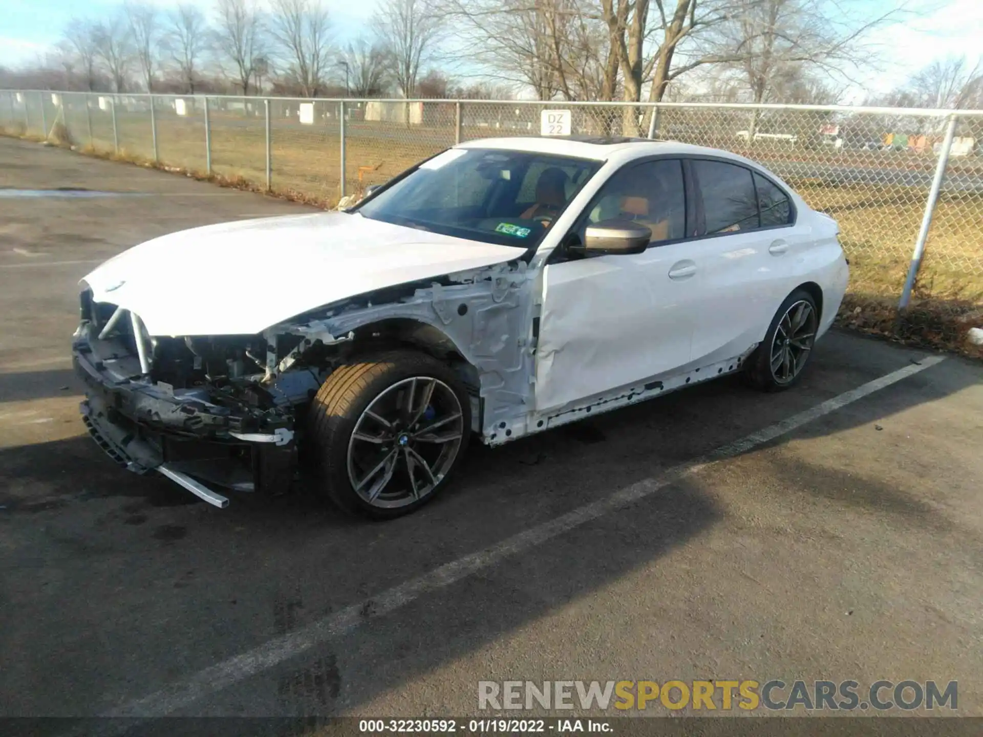 6 Photograph of a damaged car 3MW5U9J08M8B54042 BMW 3 SERIES 2021