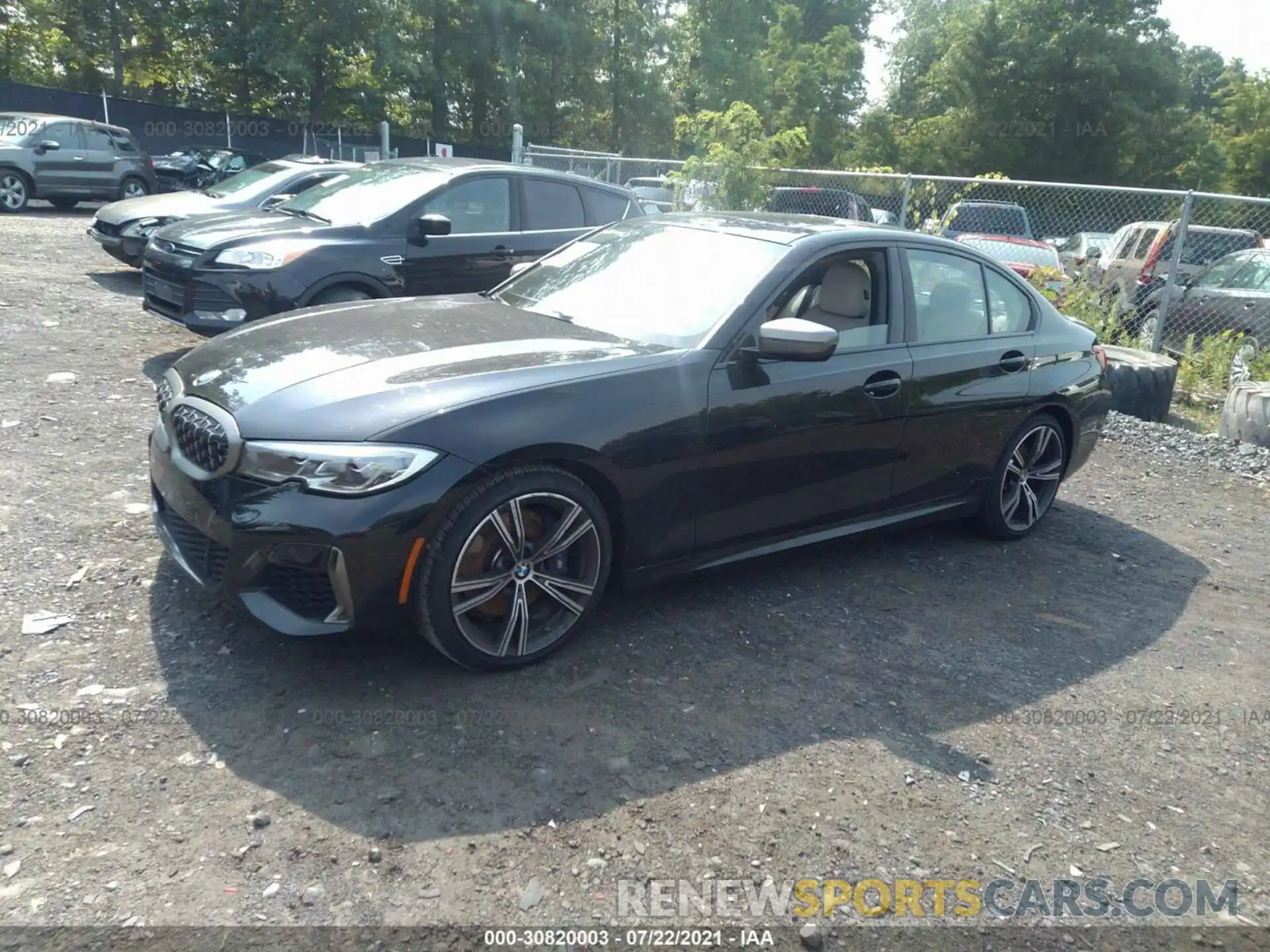 2 Photograph of a damaged car 3MW5U9J09M8B62599 BMW 3 SERIES 2021