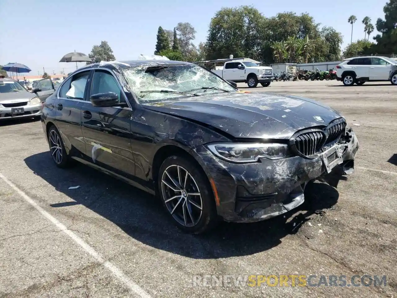 1 Photograph of a damaged car WBA5P7C02MFK96855 BMW 3 SERIES 2021