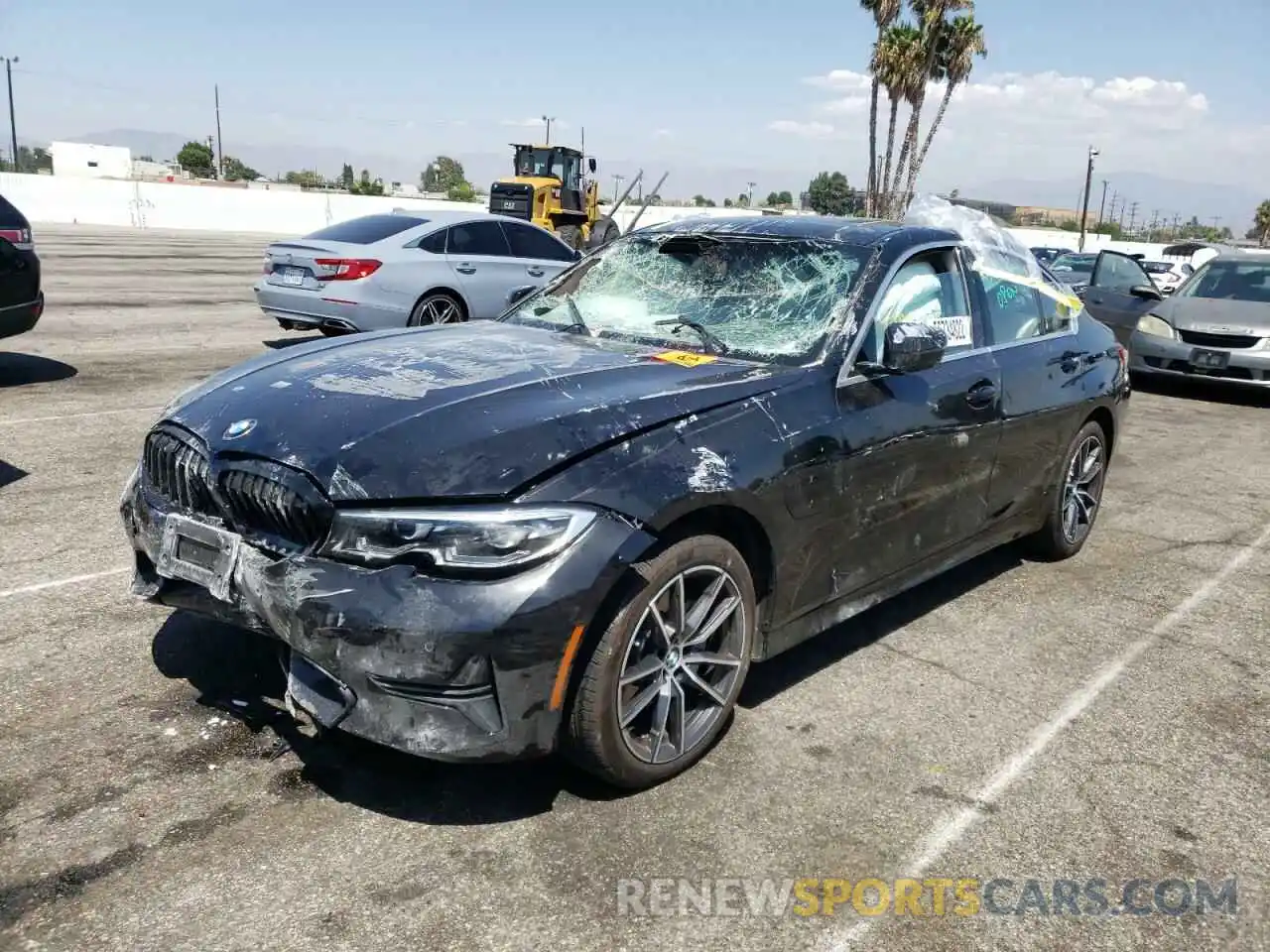 2 Photograph of a damaged car WBA5P7C02MFK96855 BMW 3 SERIES 2021