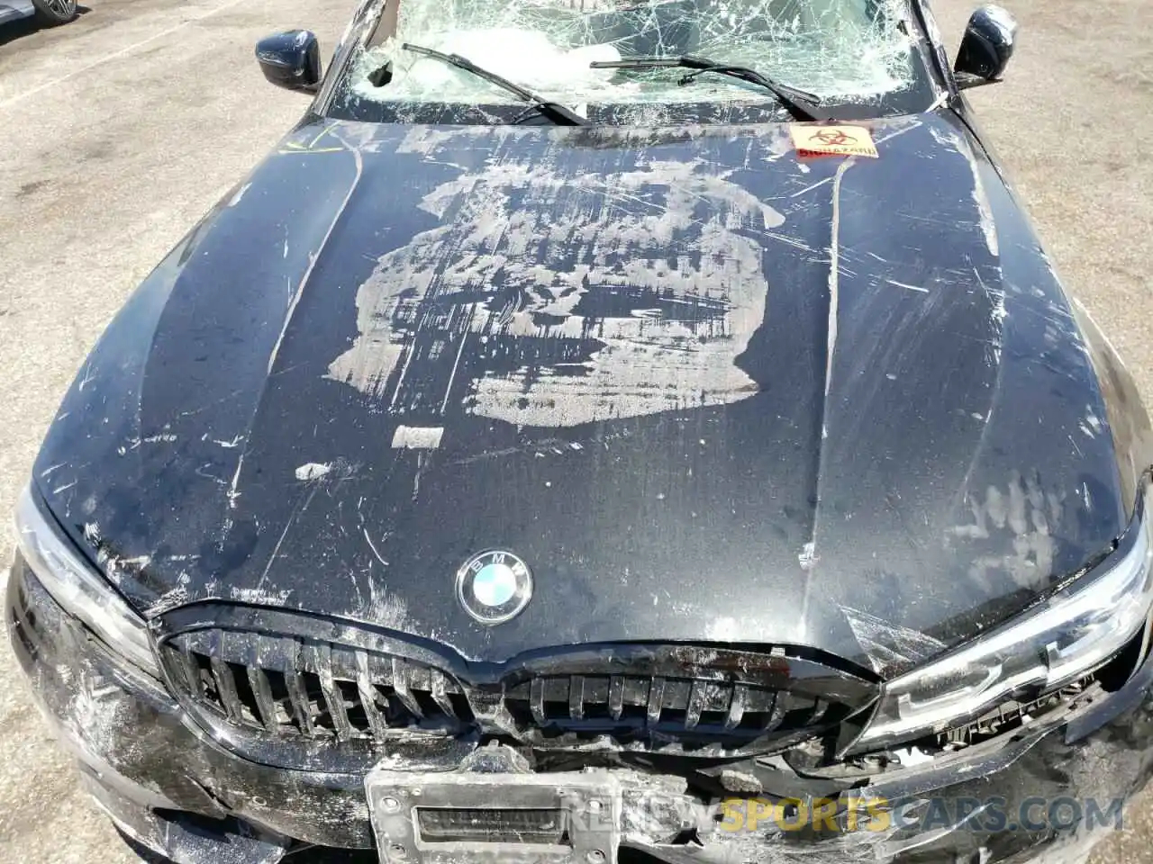 7 Photograph of a damaged car WBA5P7C02MFK96855 BMW 3 SERIES 2021