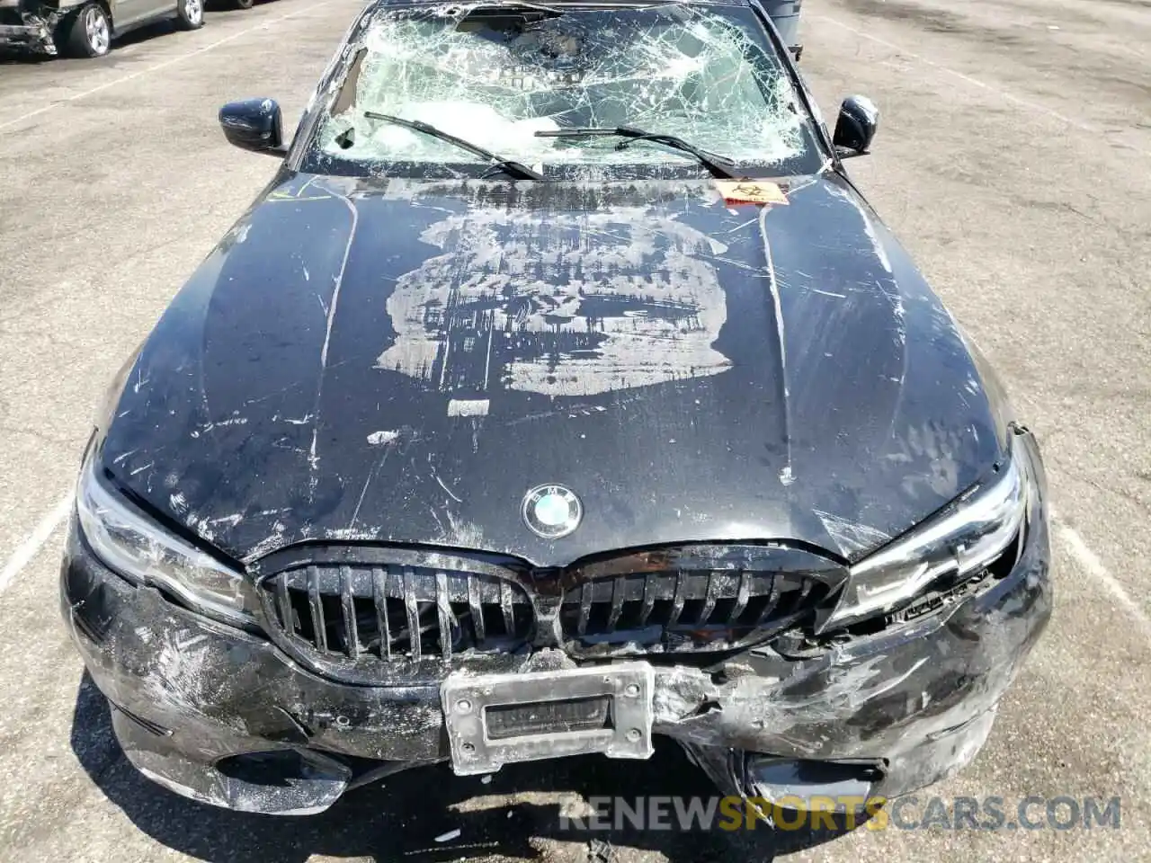 9 Photograph of a damaged car WBA5P7C02MFK96855 BMW 3 SERIES 2021