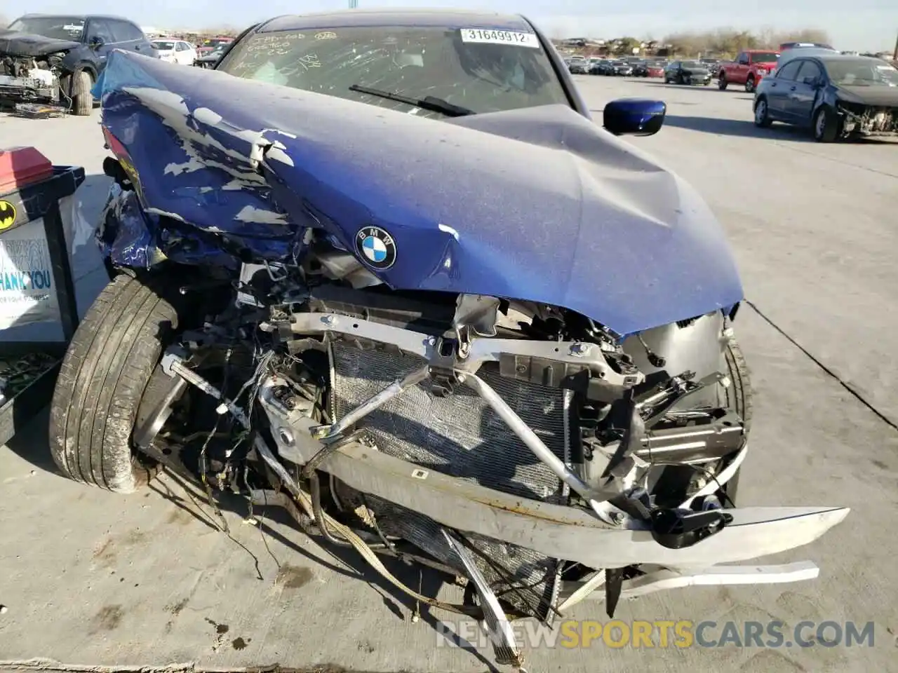 7 Photograph of a damaged car WBA5R1C02MFK81389 BMW 3 SERIES 2021