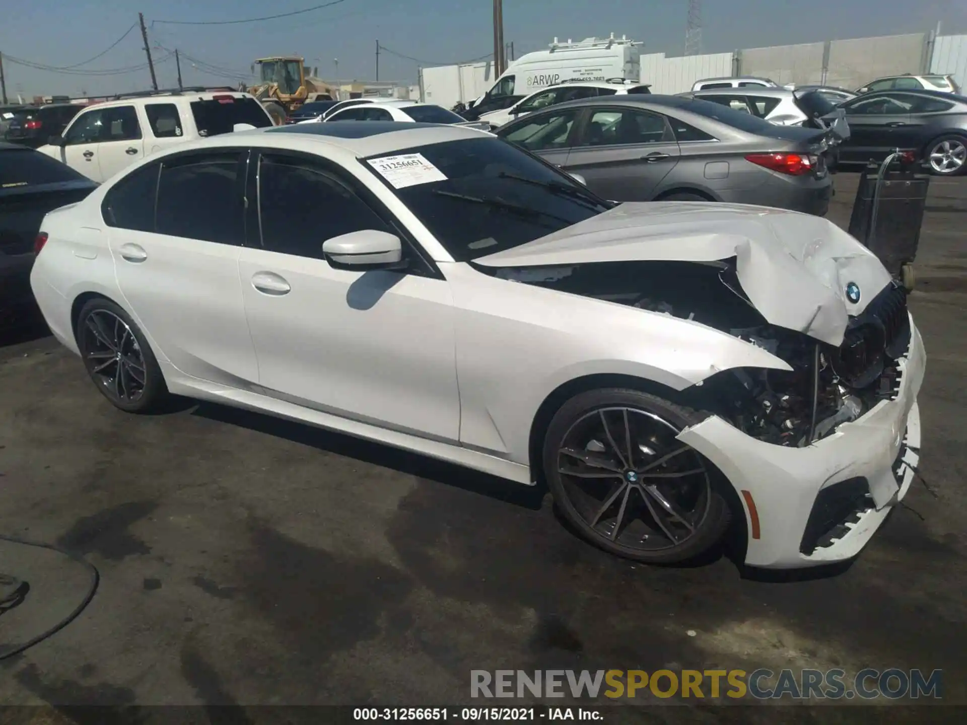 1 Photograph of a damaged car WBA5R1C02MFL46015 BMW 3 SERIES 2021