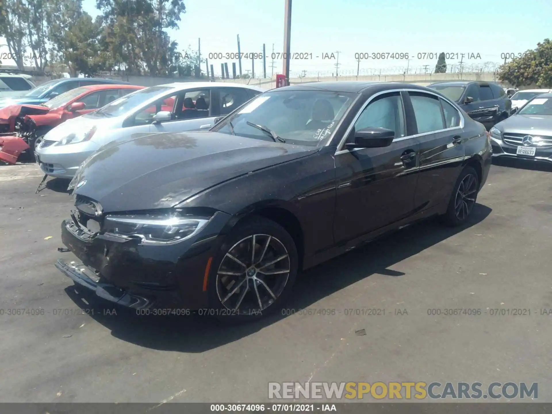 2 Photograph of a damaged car WBA5R1C05MFK53635 BMW 3 SERIES 2021