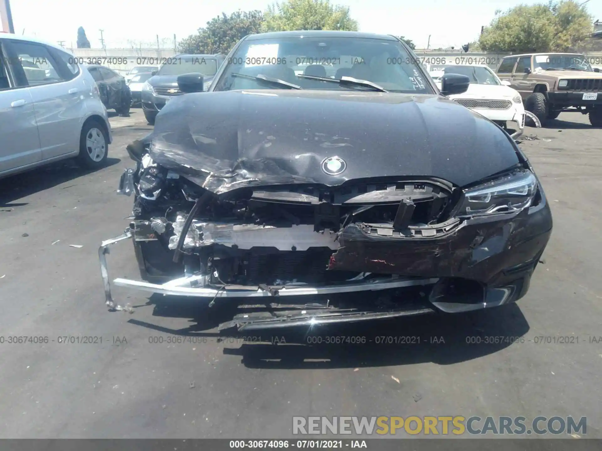 6 Photograph of a damaged car WBA5R1C05MFK53635 BMW 3 SERIES 2021