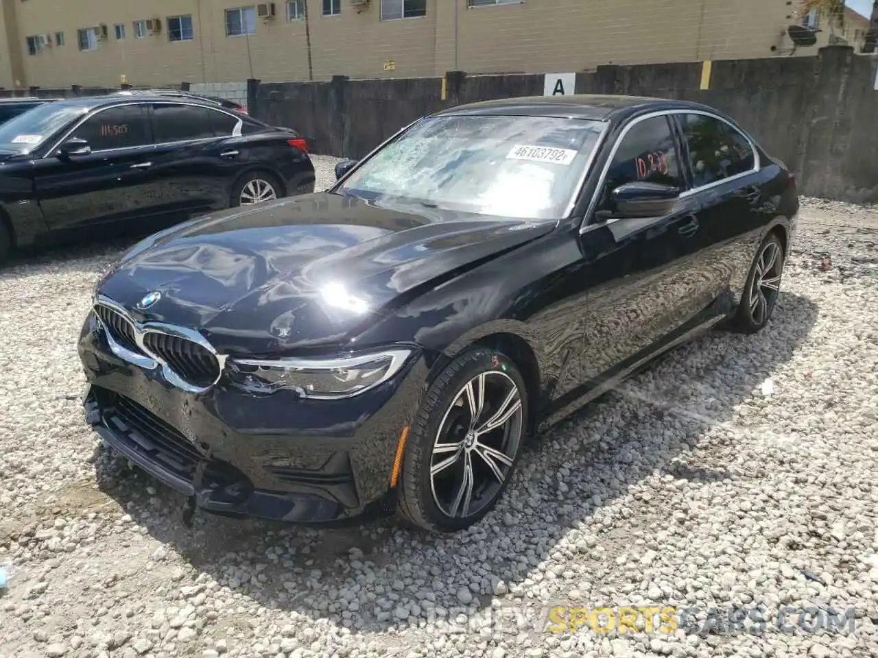 2 Фотография поврежденного автомобиля WBA5R1C07MFL53204 BMW 3 SERIES 2021