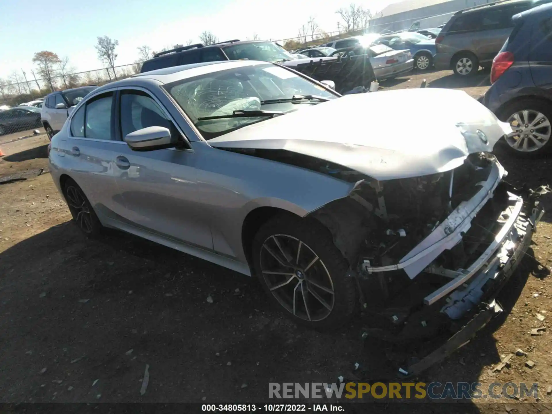 1 Photograph of a damaged car WBA5R7C04MFL28859 BMW 3 SERIES 2021