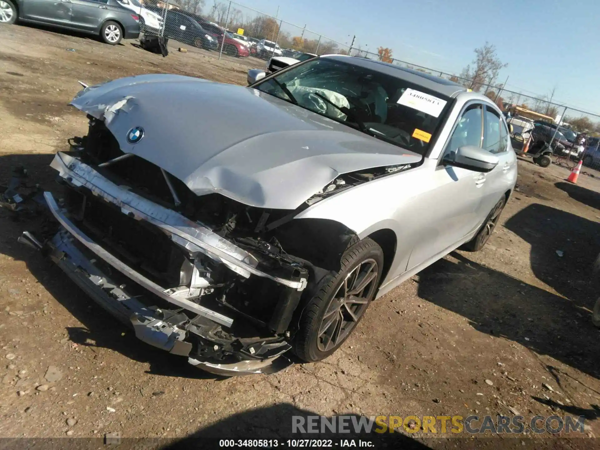 2 Photograph of a damaged car WBA5R7C04MFL28859 BMW 3 SERIES 2021