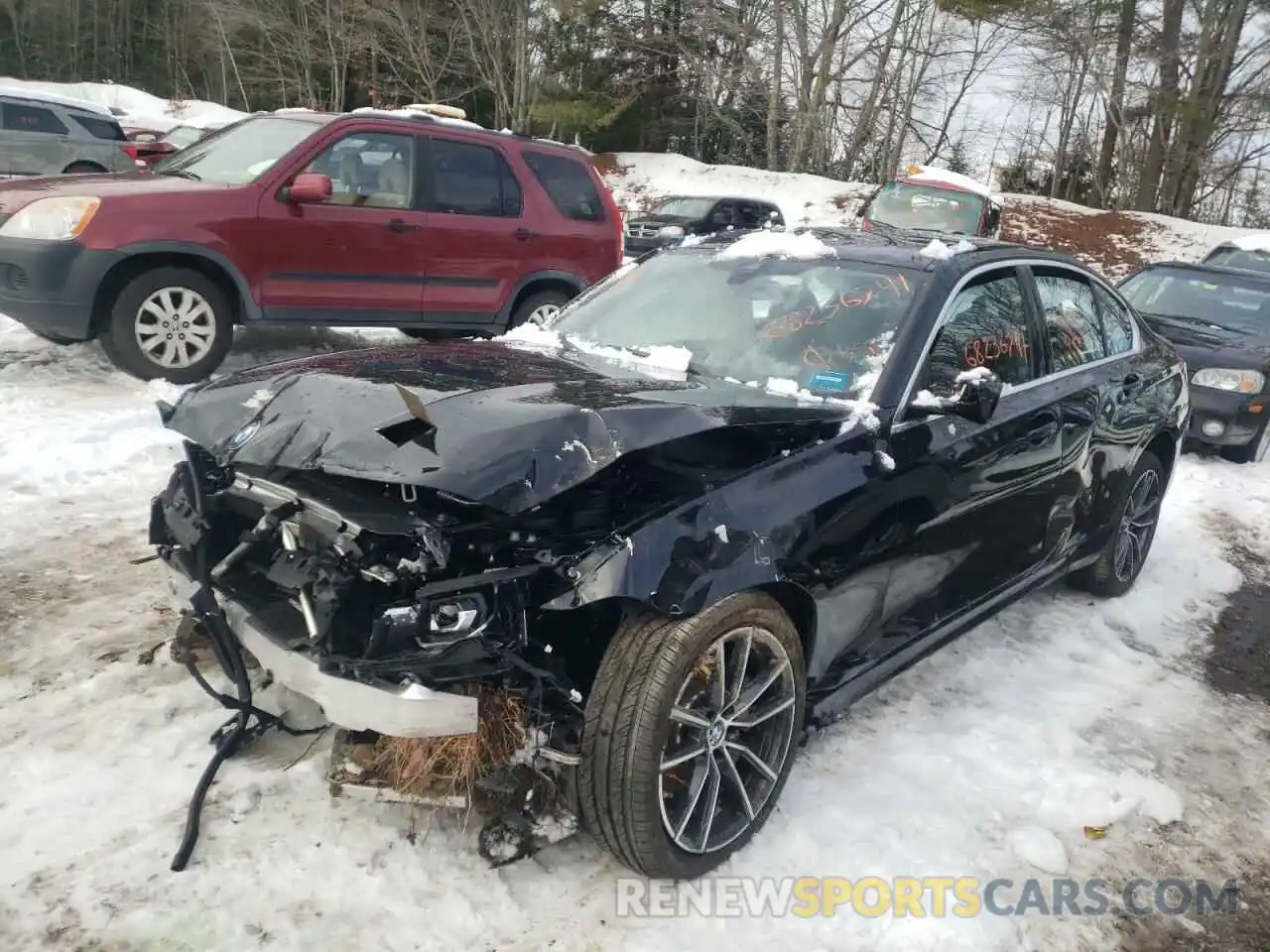 2 Photograph of a damaged car WBA5R7C07MFL58387 BMW 3 SERIES 2021