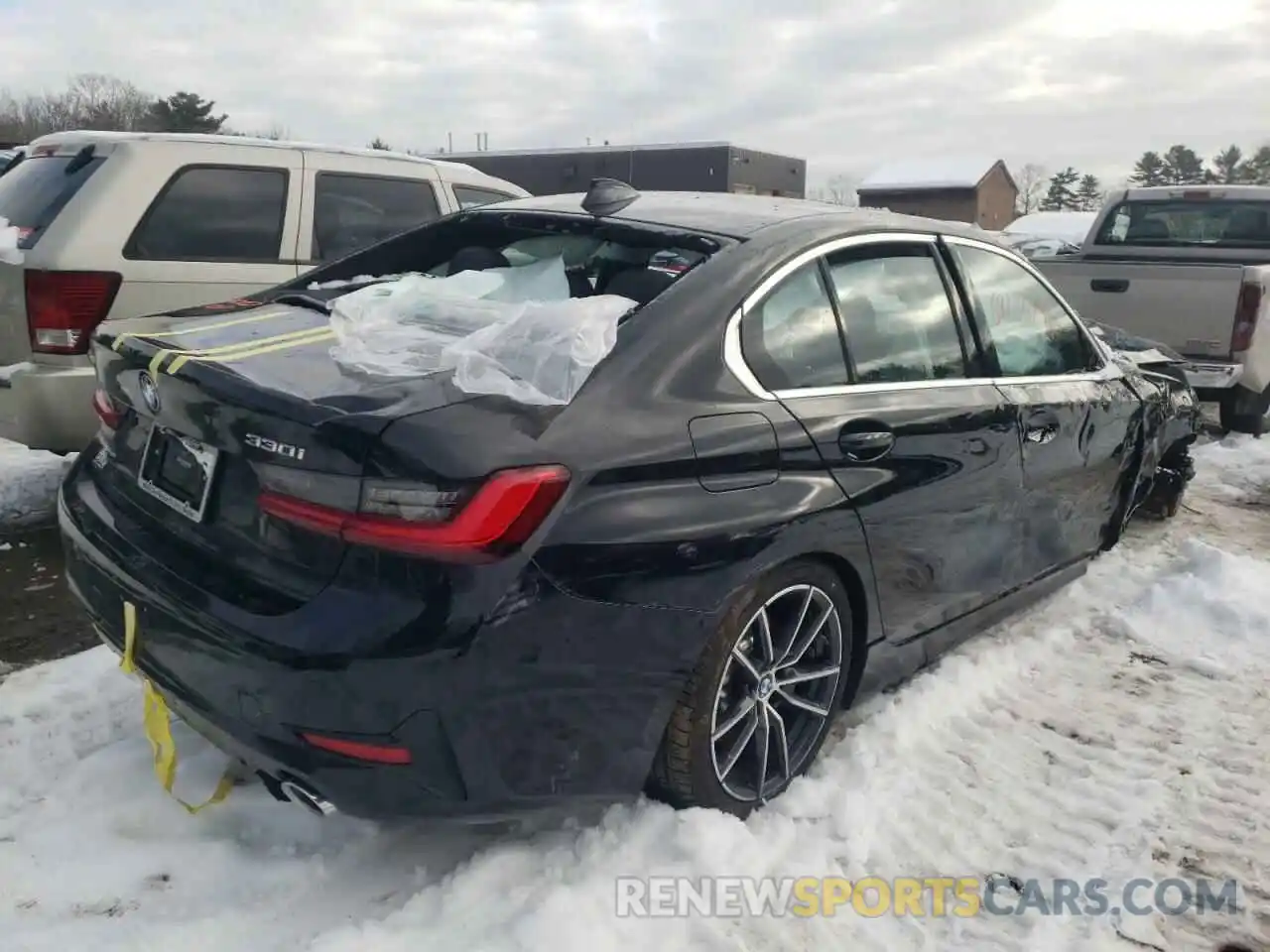 4 Photograph of a damaged car WBA5R7C07MFL58387 BMW 3 SERIES 2021