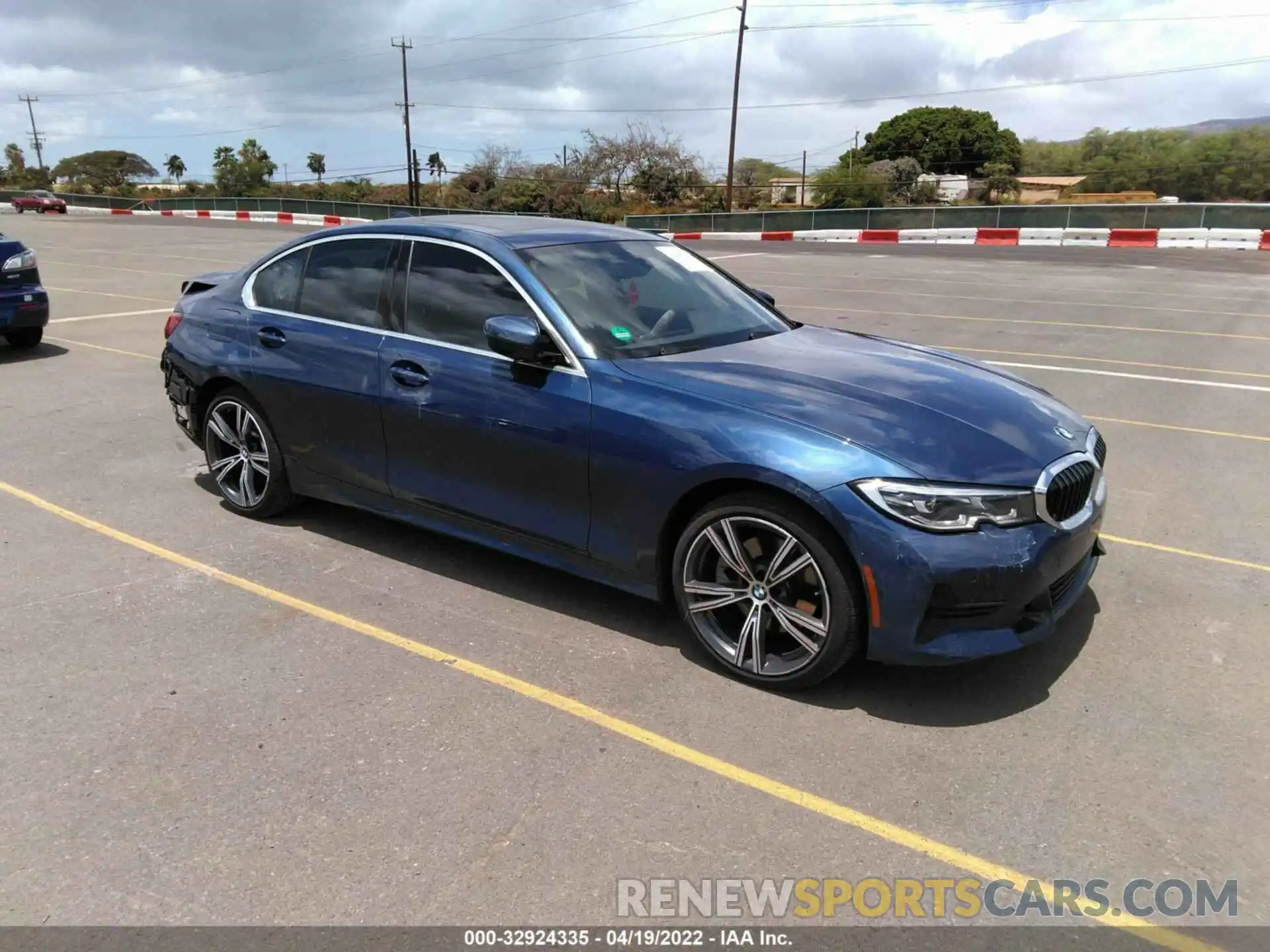 1 Photograph of a damaged car WBA5R7C09MFK36484 BMW 3 SERIES 2021