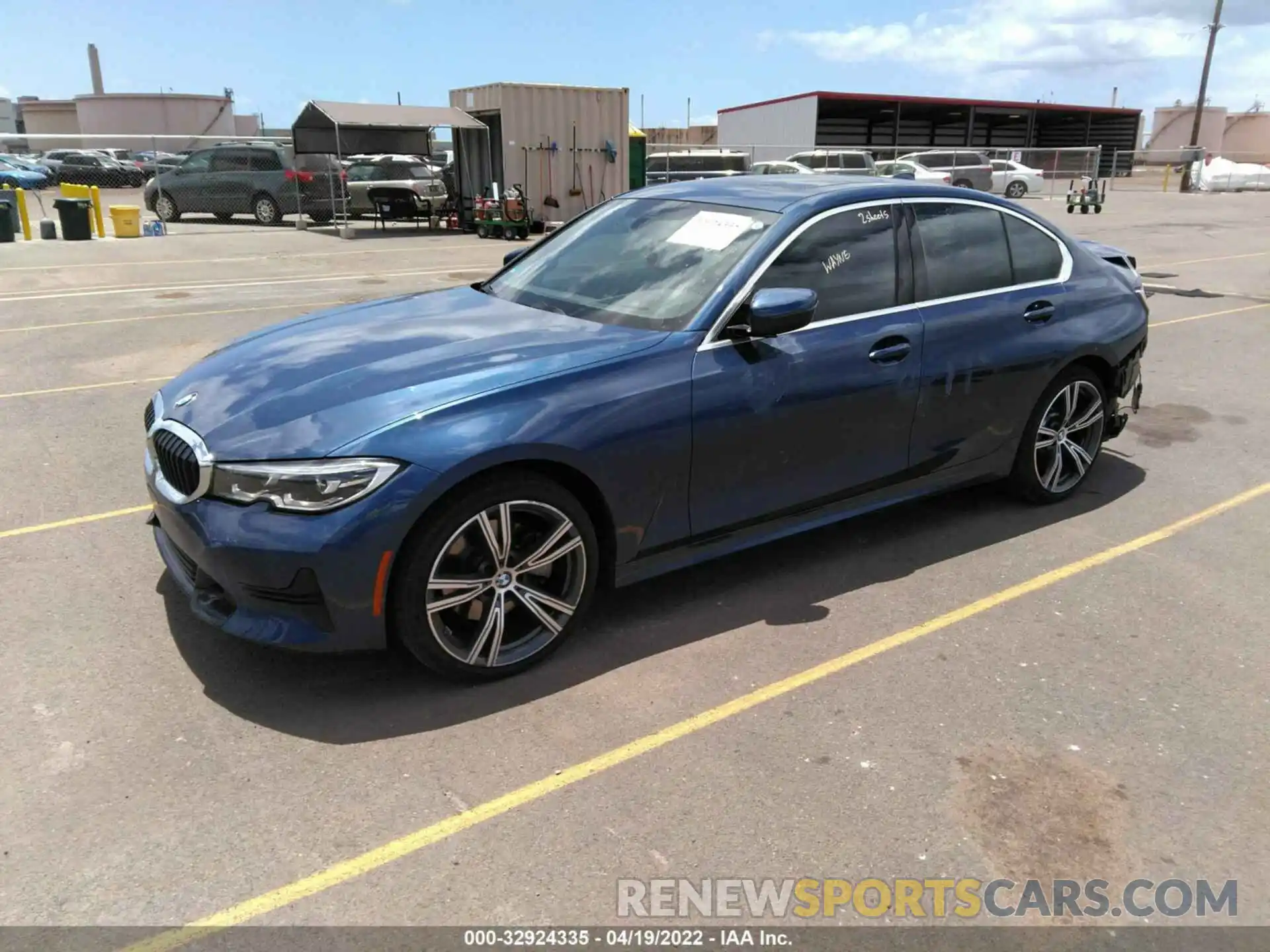 2 Photograph of a damaged car WBA5R7C09MFK36484 BMW 3 SERIES 2021