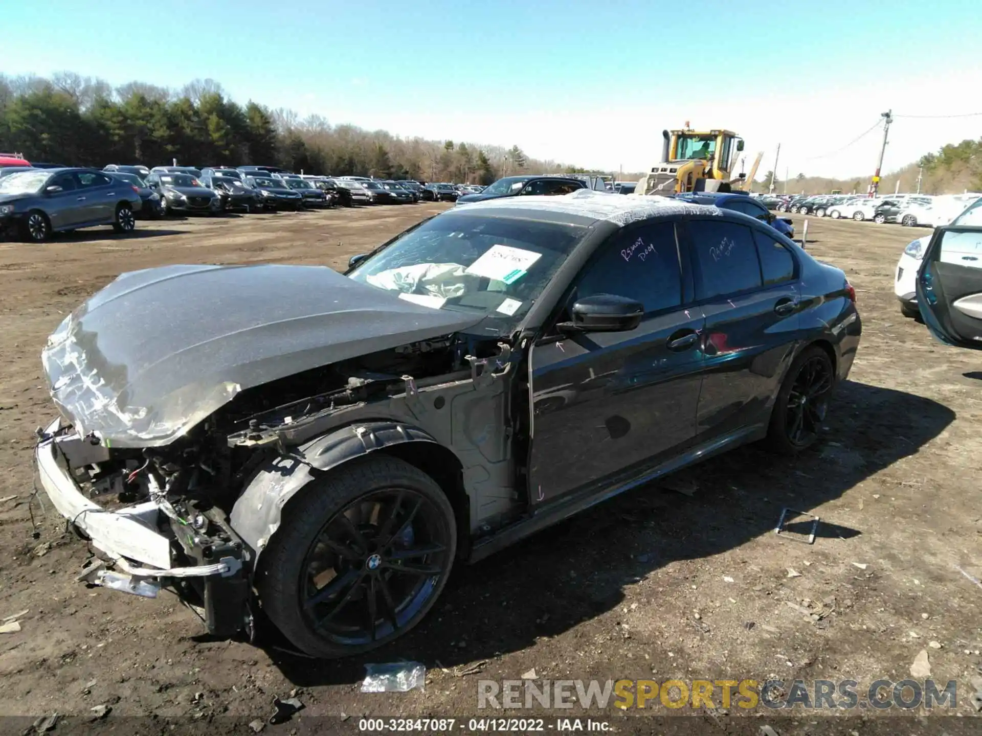 2 Photograph of a damaged car WBA5U9C00MFL10076 BMW 3 SERIES 2021