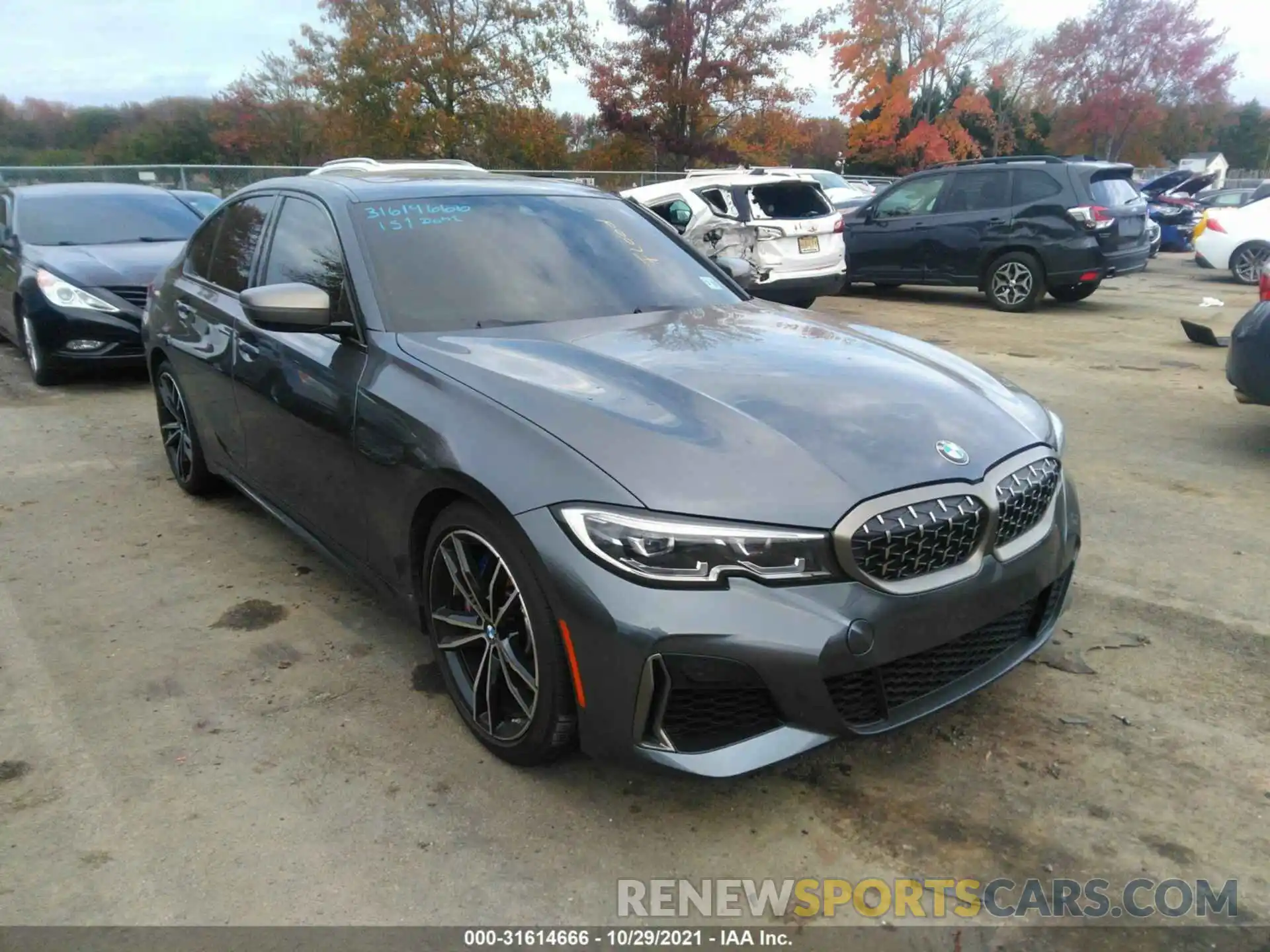 1 Photograph of a damaged car WBA5U9C07MFK92871 BMW 3 SERIES 2021