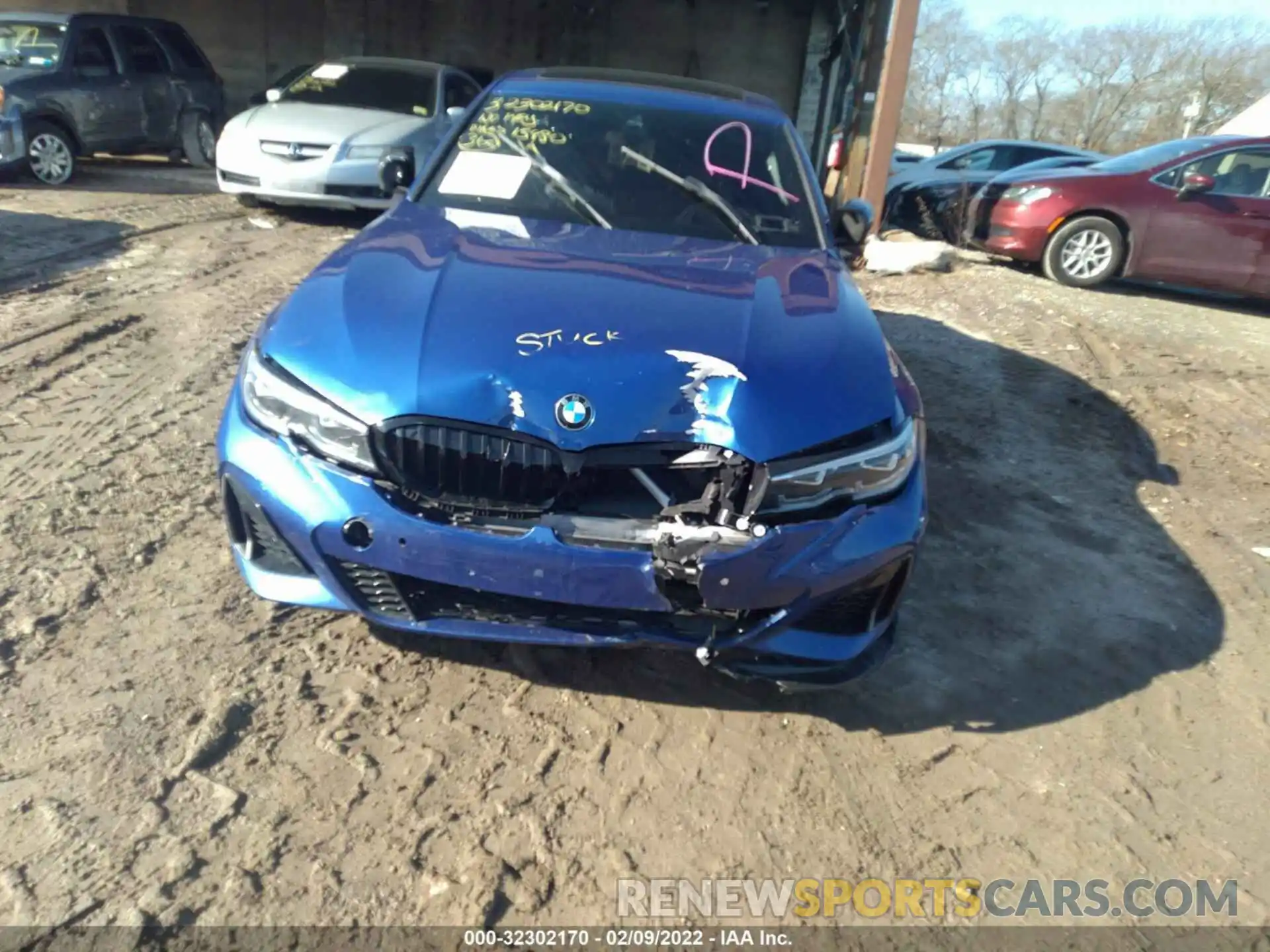 6 Photograph of a damaged car WBA5U9C09MFL04762 BMW 3 SERIES 2021