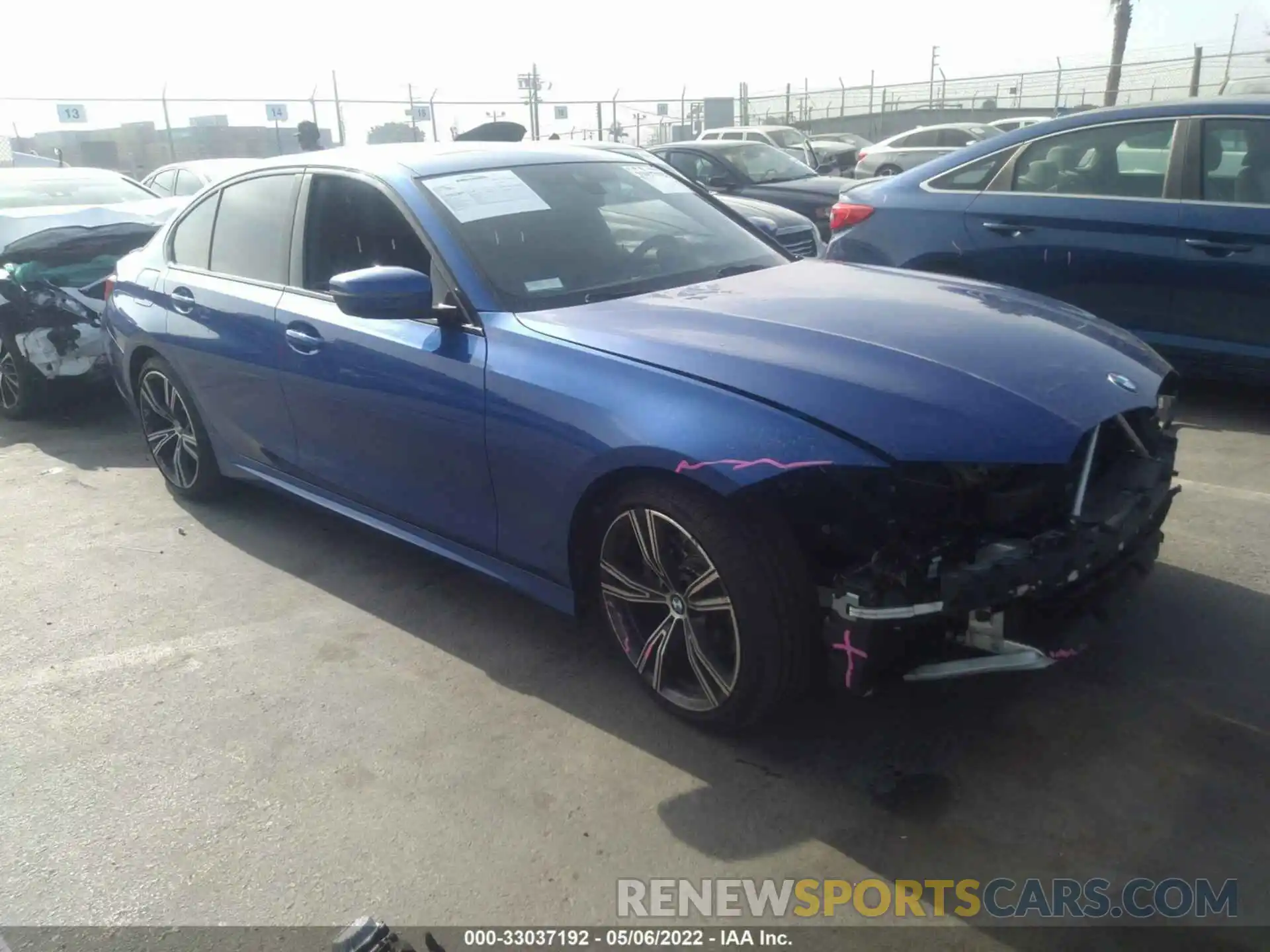 1 Photograph of a damaged car 3MW5R1J00N8C31927 BMW 3 SERIES 2022