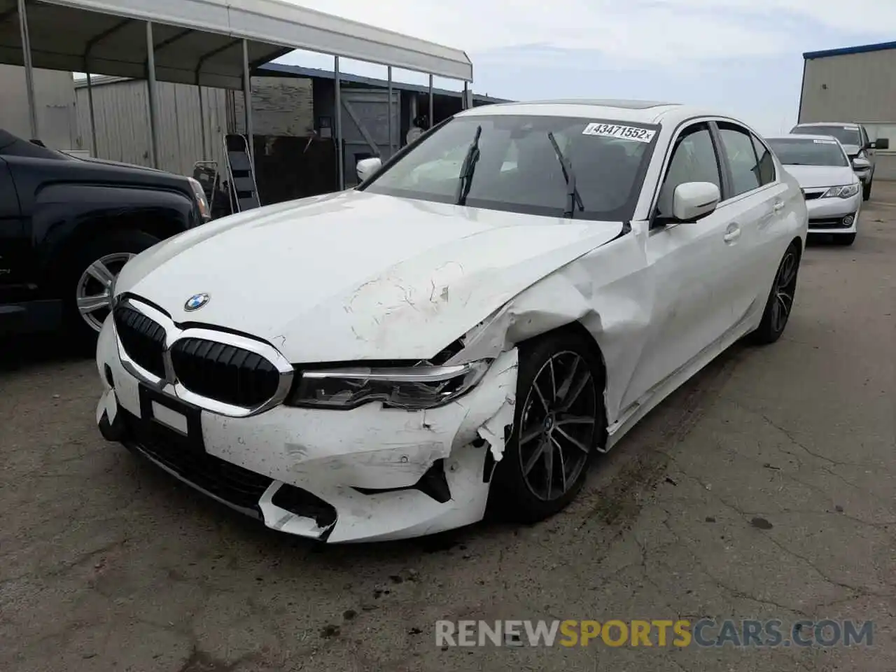 2 Photograph of a damaged car 3MW5R1J00N8C42135 BMW 3 SERIES 2022