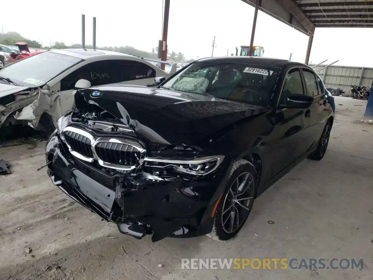 2 Photograph of a damaged car 3MW5R1J00N8C43124 BMW 3 SERIES 2022