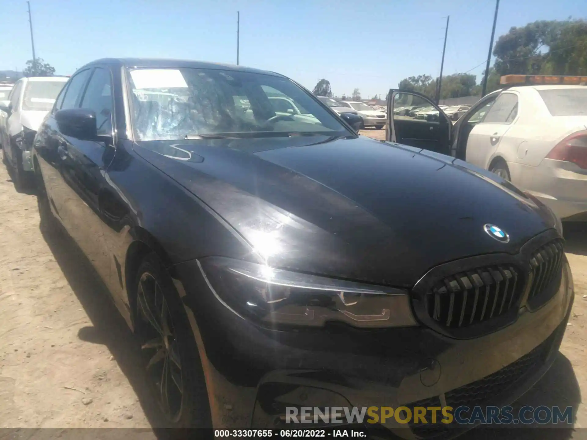 1 Photograph of a damaged car 3MW5R1J00N8C48212 BMW 3 SERIES 2022