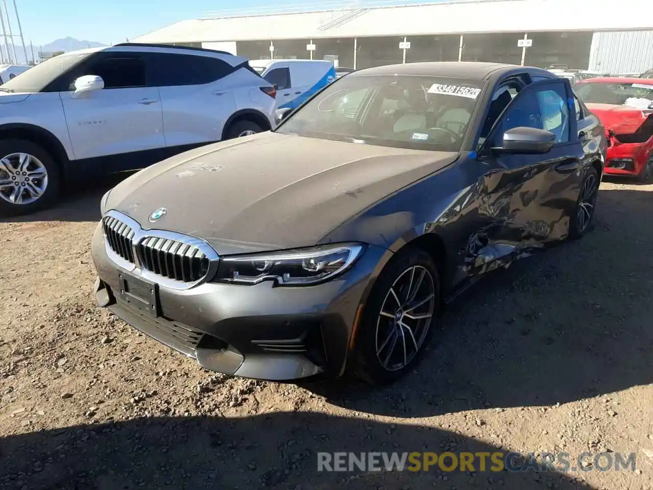 2 Photograph of a damaged car 3MW5R1J02N8C22324 BMW 3 SERIES 2022