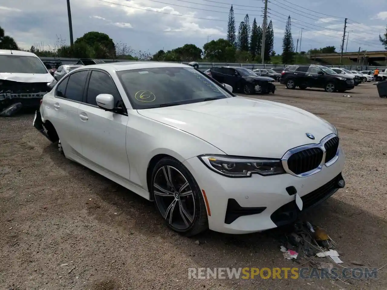 1 Photograph of a damaged car 3MW5R1J02N8C25661 BMW 3 SERIES 2022