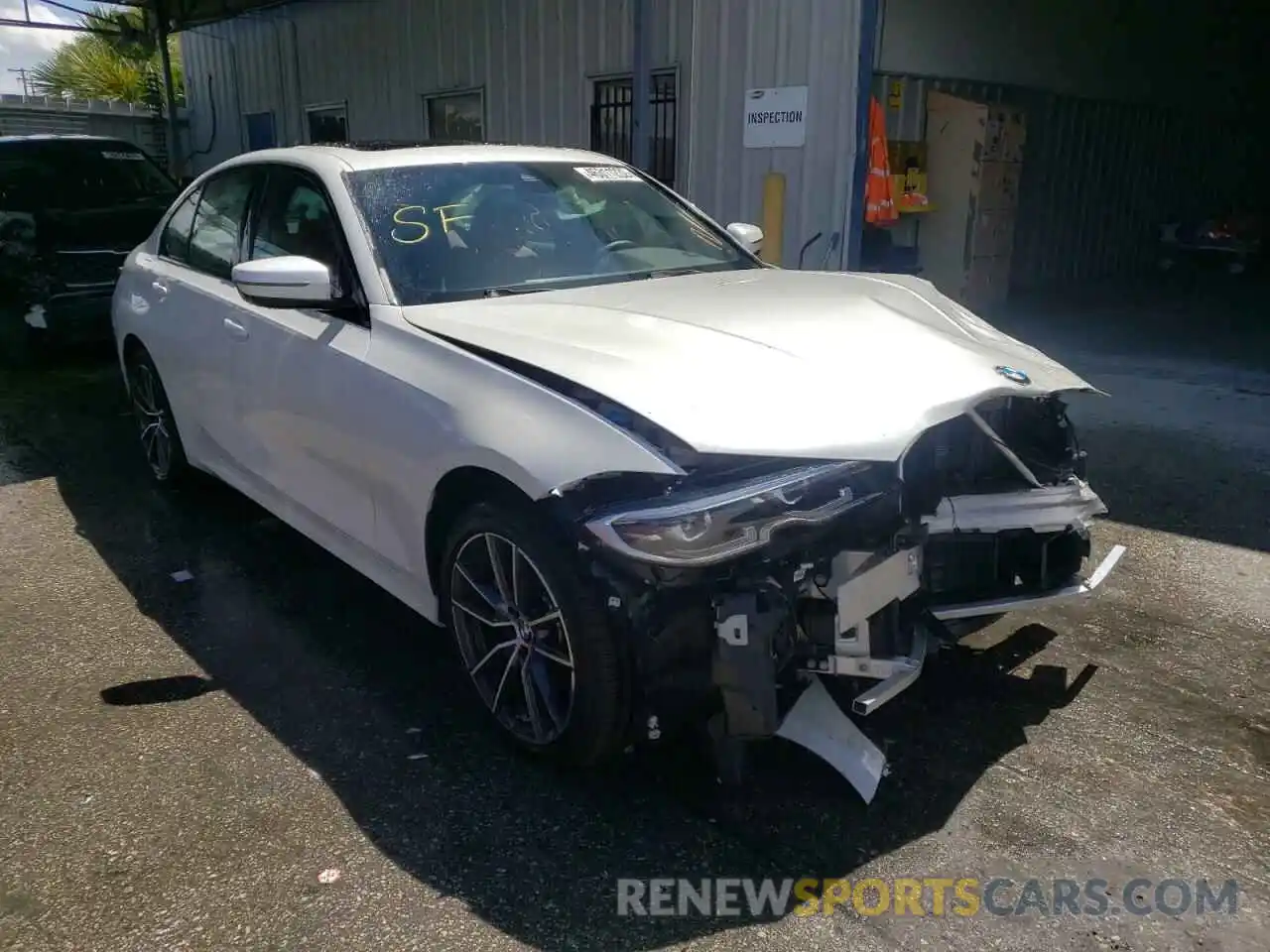 1 Photograph of a damaged car 3MW5R1J02N8C27488 BMW 3 SERIES 2022