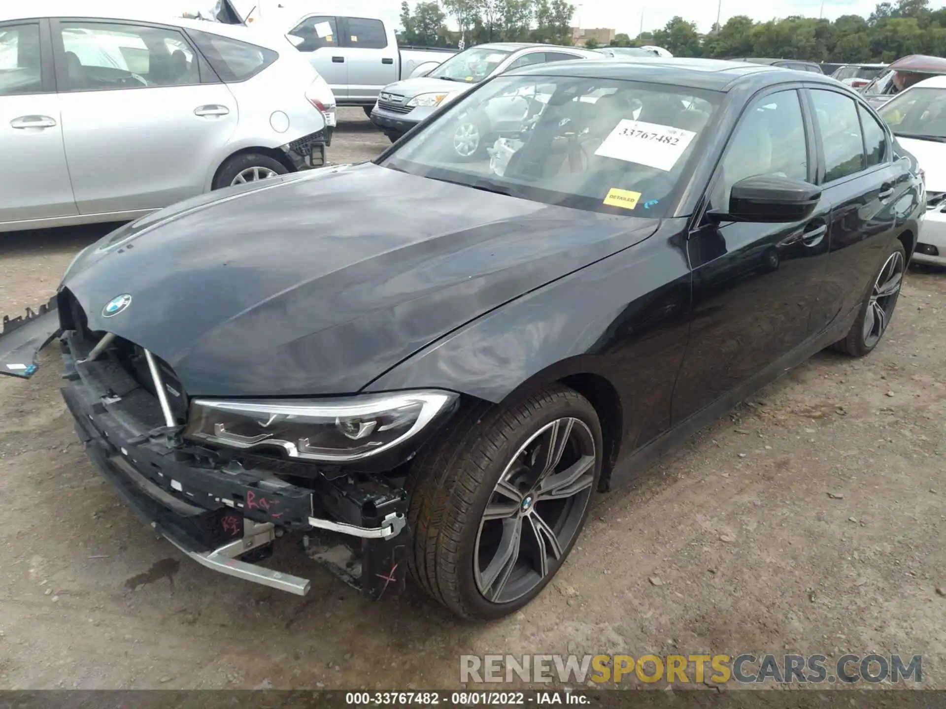 2 Photograph of a damaged car 3MW5R1J03N8C48219 BMW 3 SERIES 2022