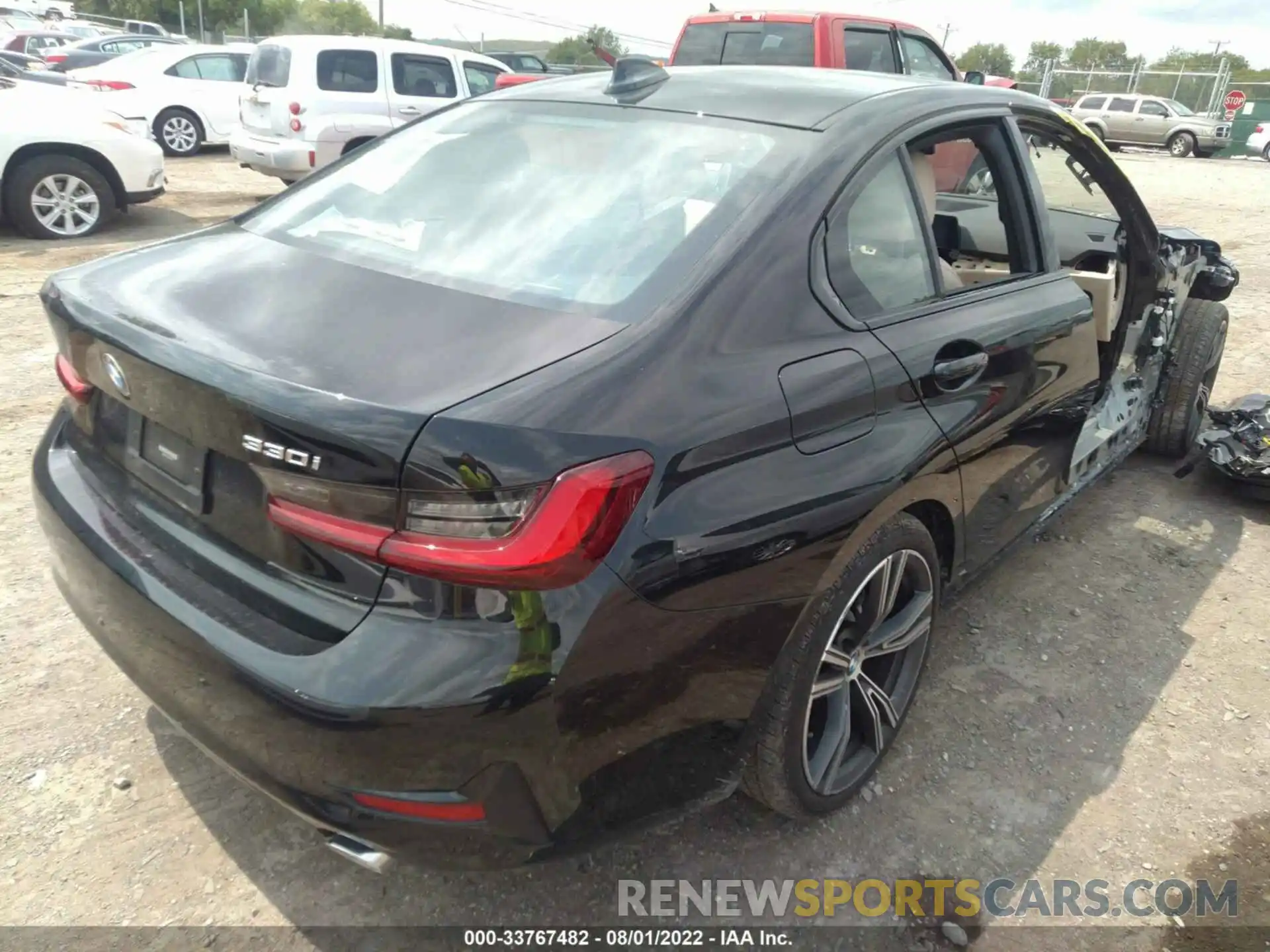 4 Photograph of a damaged car 3MW5R1J03N8C48219 BMW 3 SERIES 2022