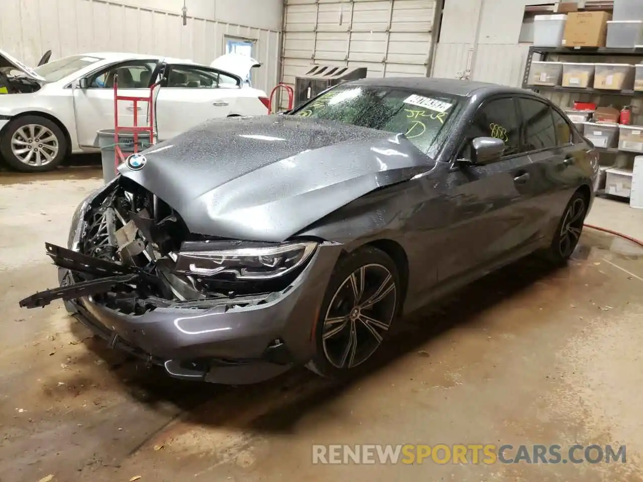 2 Photograph of a damaged car 3MW5R1J04N8C28741 BMW 3 SERIES 2022