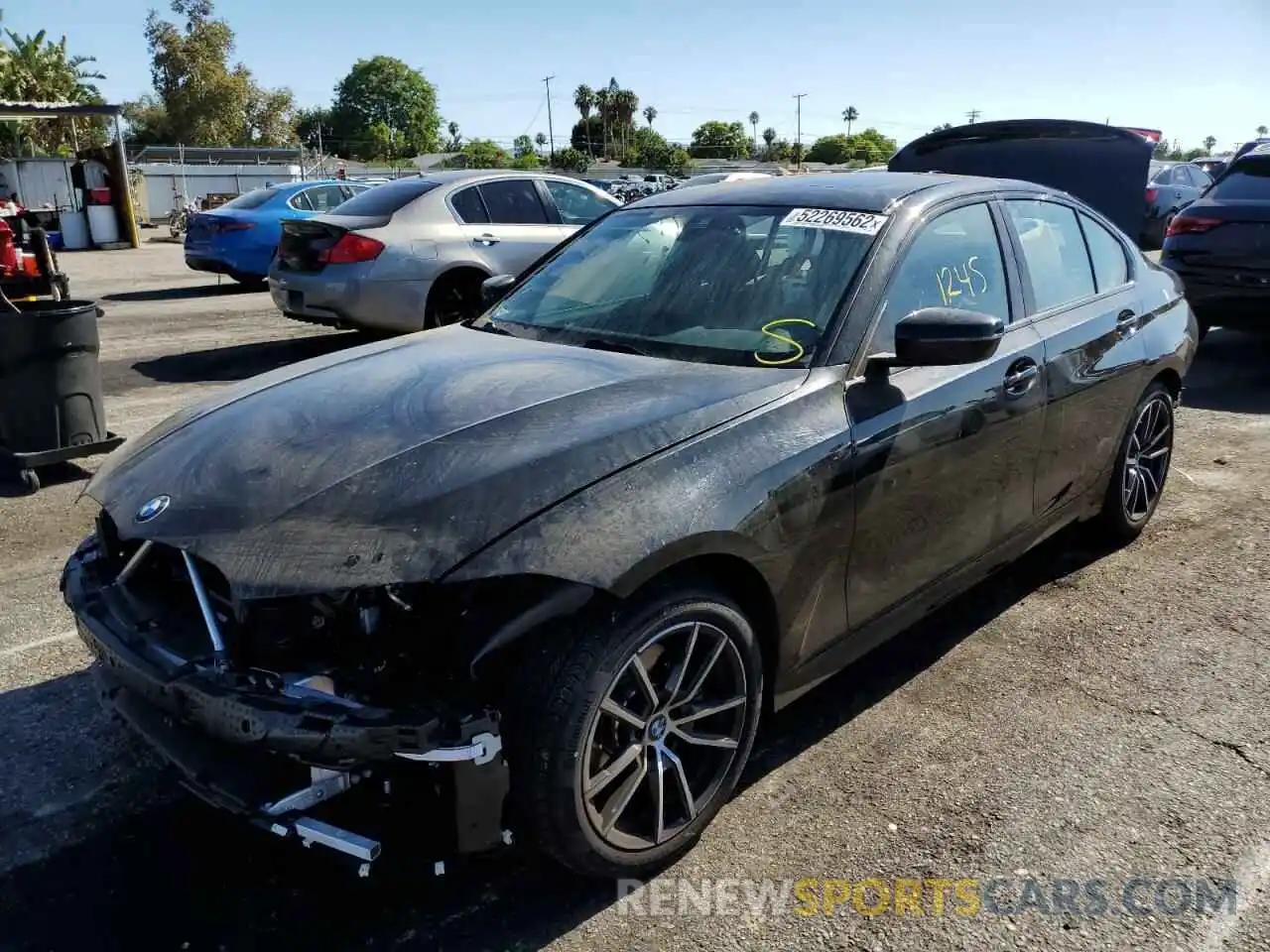 2 Photograph of a damaged car 3MW5R1J04N8C40520 BMW 3 SERIES 2022