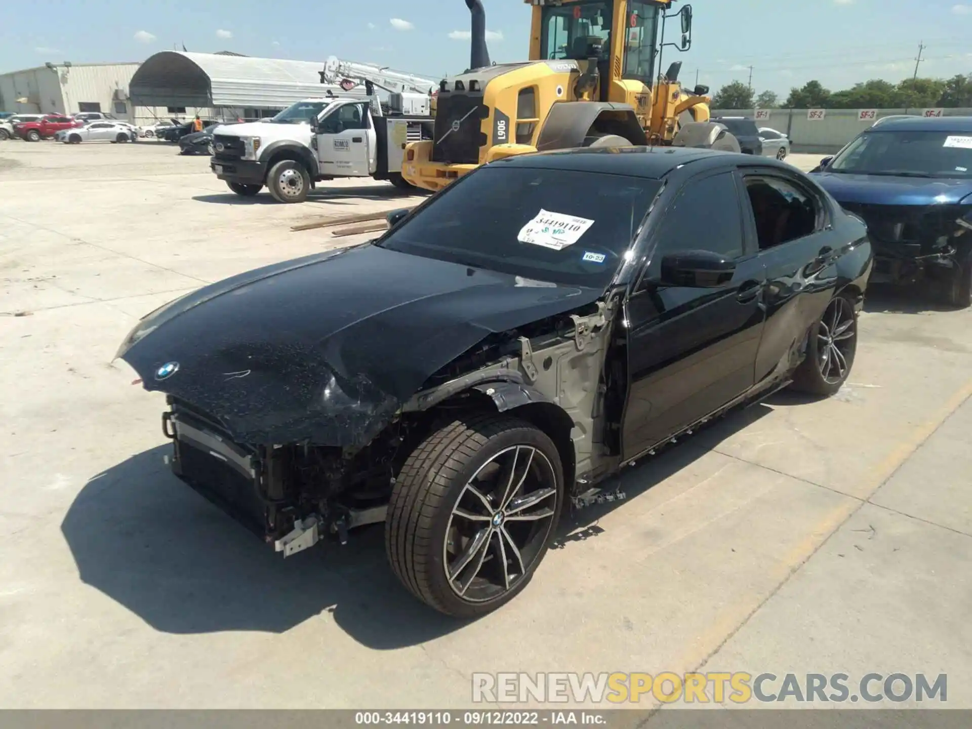 2 Photograph of a damaged car 3MW5R1J05N8C27680 BMW 3 SERIES 2022