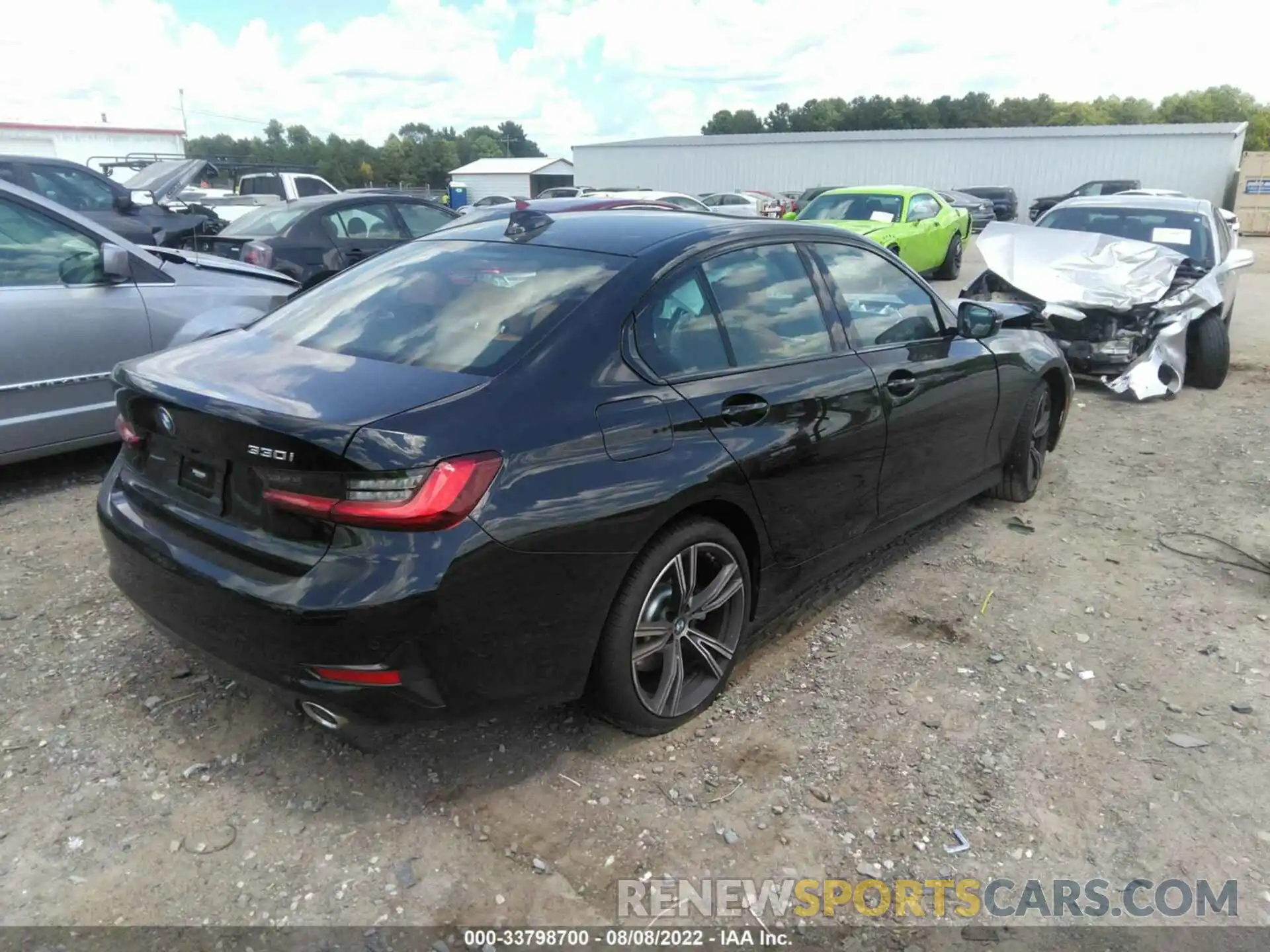 4 Photograph of a damaged car 3MW5R1J05N8C49887 BMW 3 SERIES 2022