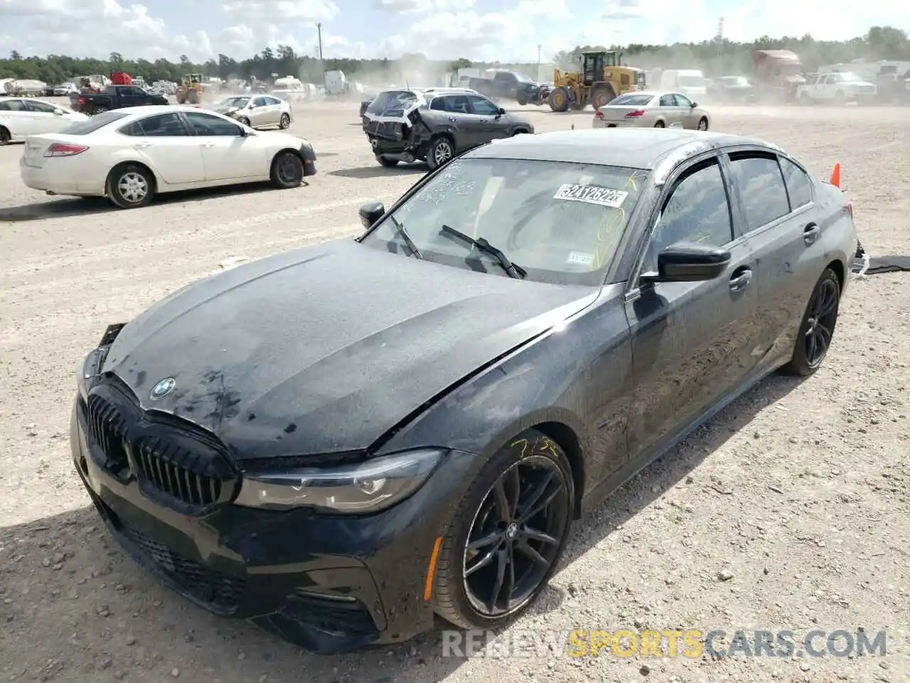 2 Photograph of a damaged car 3MW5R1J08N8C30251 BMW 3 SERIES 2022