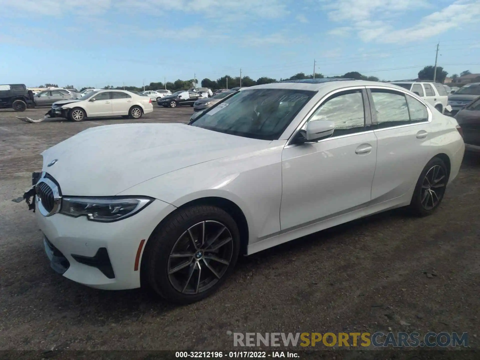 2 Photograph of a damaged car 3MW5R1J08N8C41945 BMW 3 SERIES 2022