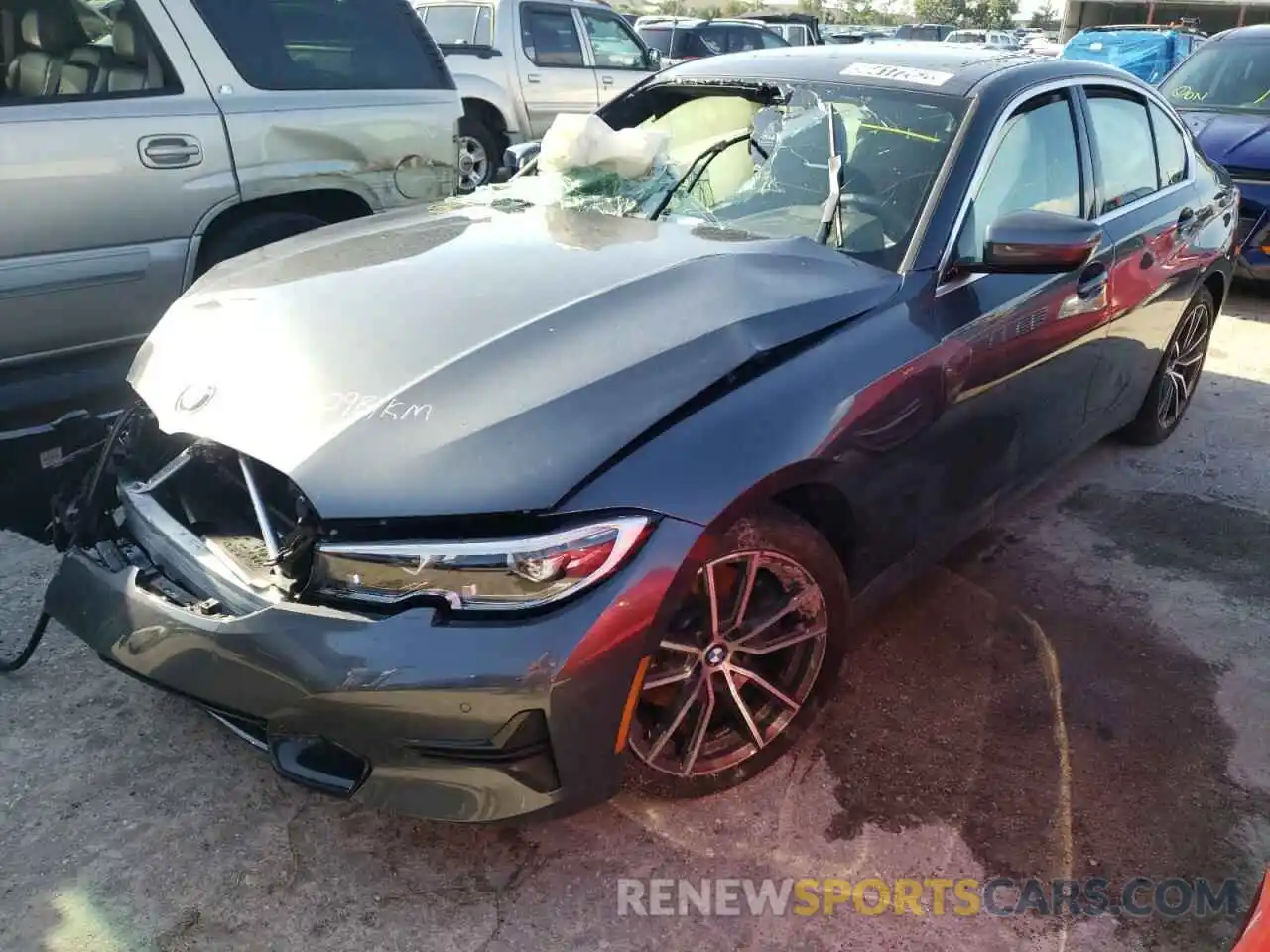 2 Photograph of a damaged car 3MW5R1J08N8C58339 BMW 3 SERIES 2022