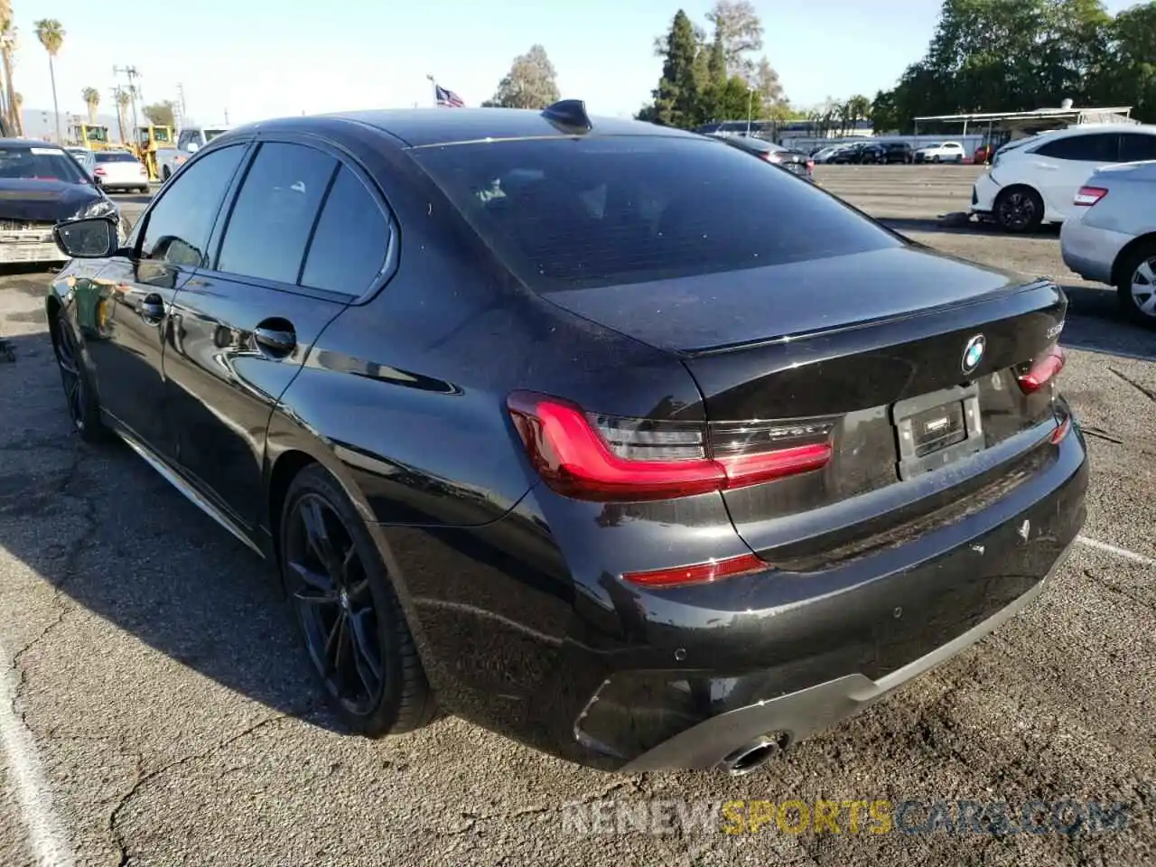 3 Photograph of a damaged car 3MW5R1J09N8C28797 BMW 3 SERIES 2022