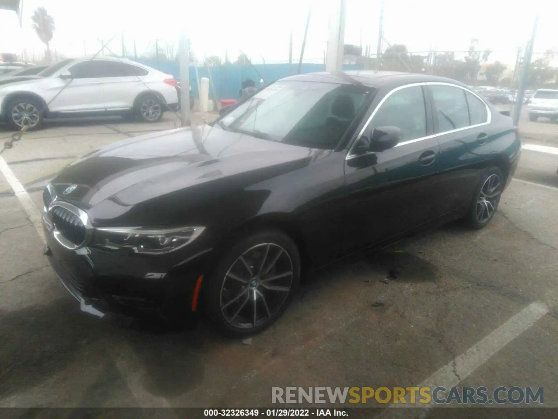 2 Photograph of a damaged car 3MW5R1J09N8C39864 BMW 3 SERIES 2022