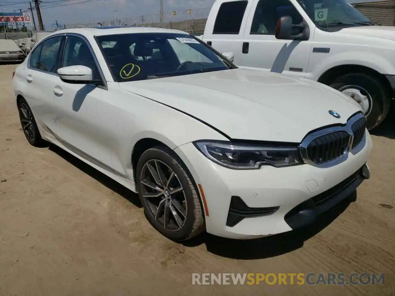 1 Photograph of a damaged car 3MW5R1J09N8C52954 BMW 3 SERIES 2022