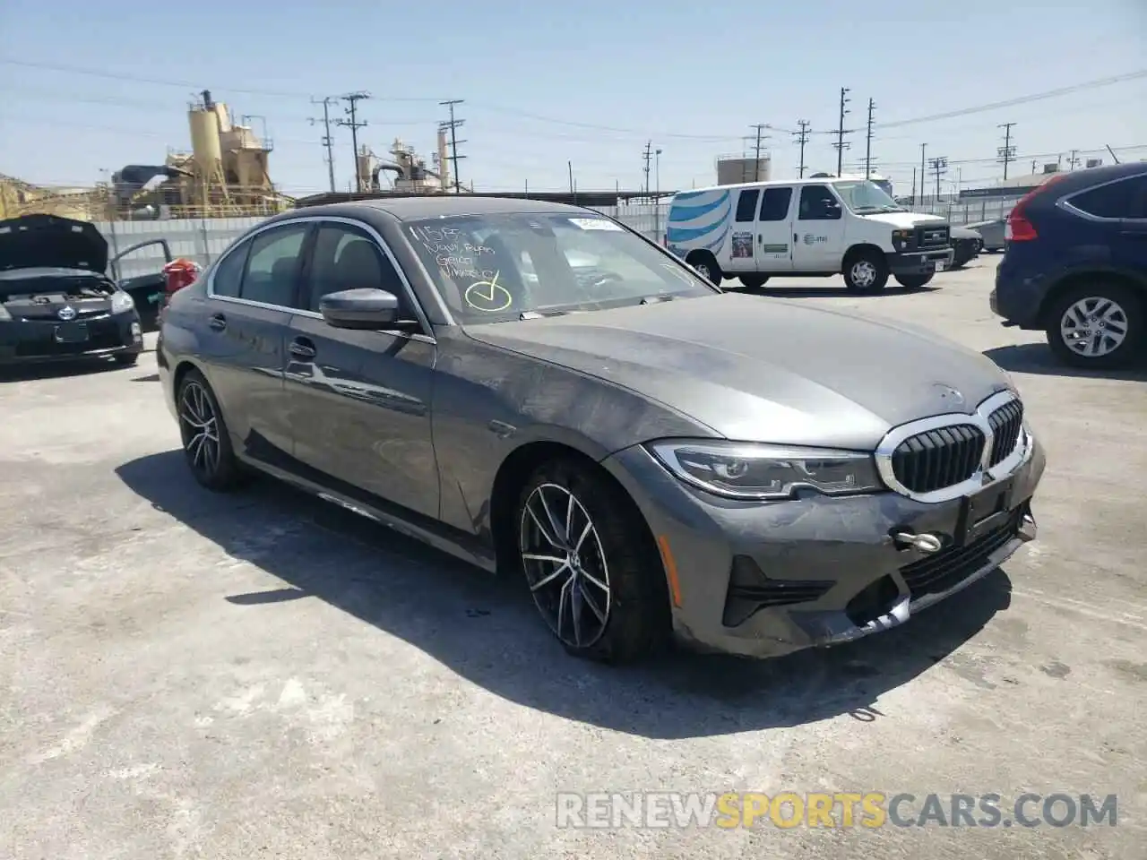 1 Photograph of a damaged car 3MW5R1J0XN8C56429 BMW 3 SERIES 2022