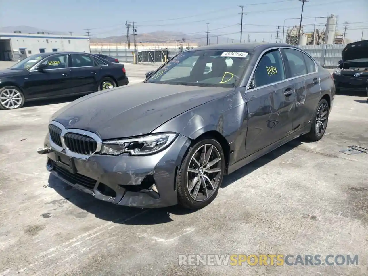 2 Photograph of a damaged car 3MW5R1J0XN8C56429 BMW 3 SERIES 2022