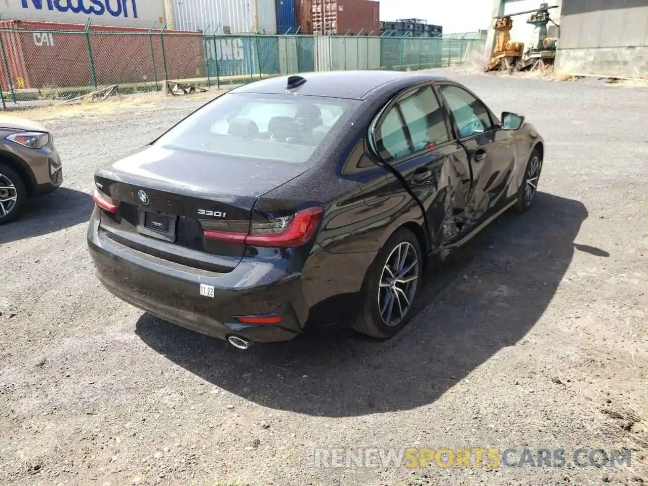 4 Фотография поврежденного автомобиля 3MW5R7J00N8C23961 BMW 3 SERIES 2022