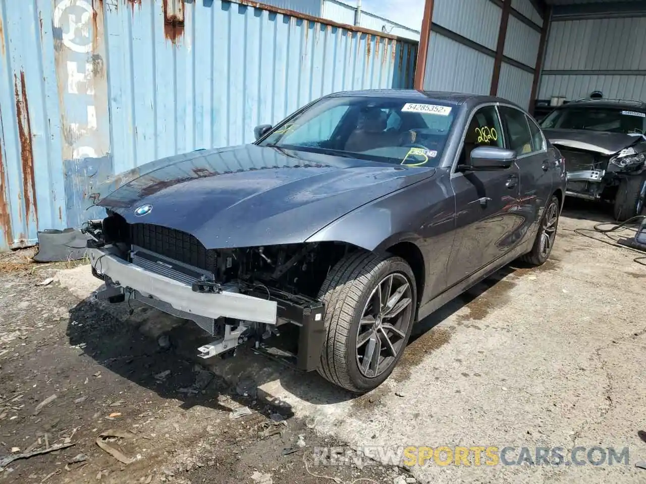 2 Photograph of a damaged car 3MW5R7J00N8C44308 BMW 3 SERIES 2022