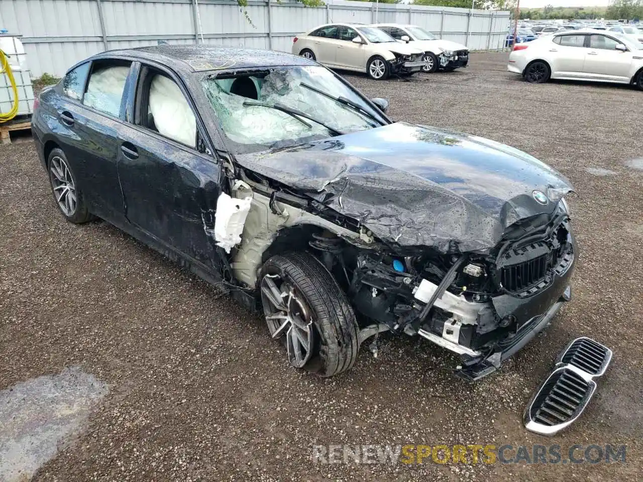 1 Photograph of a damaged car 3MW5R7J00N8C56524 BMW 3 SERIES 2022