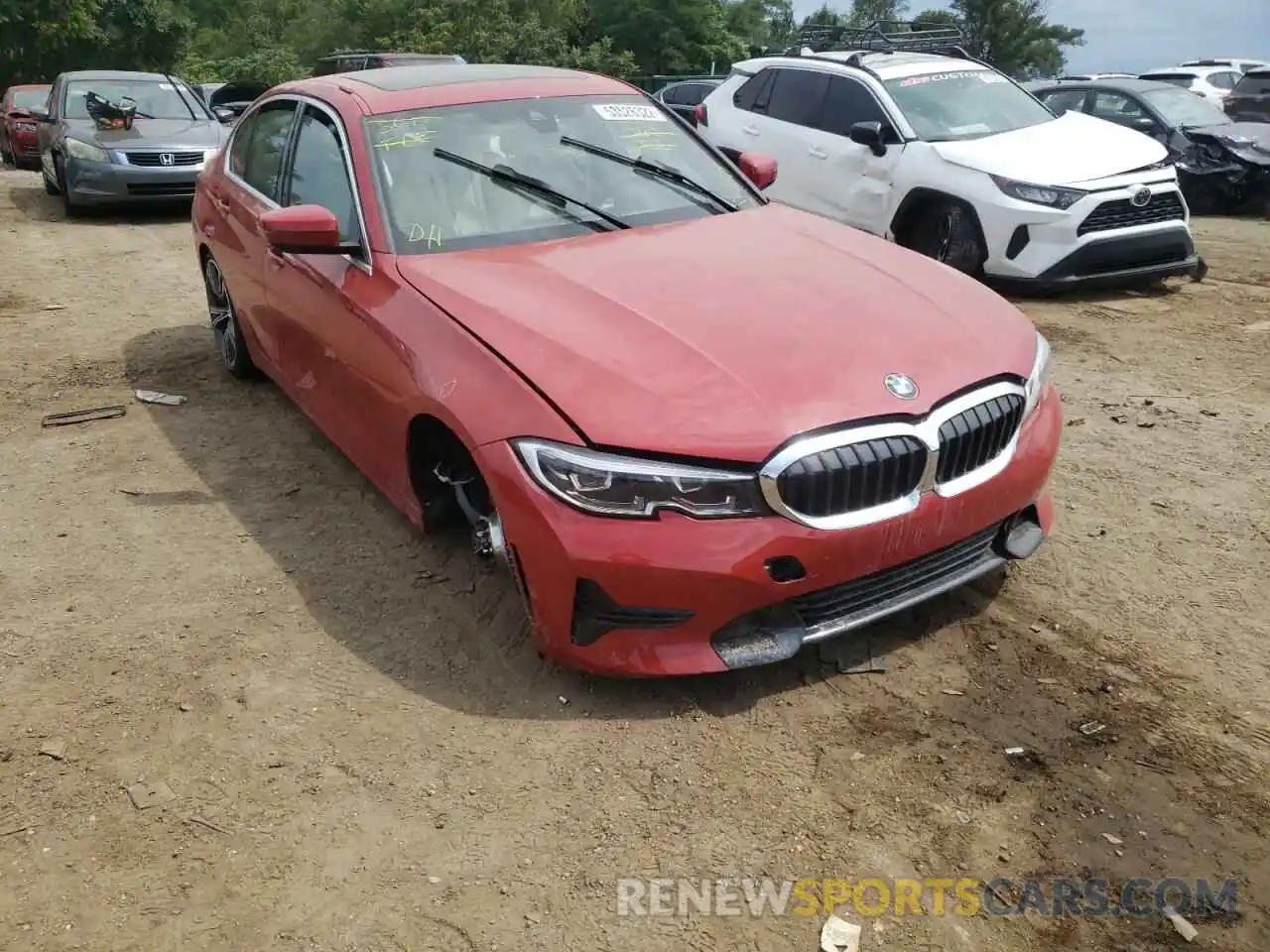 1 Photograph of a damaged car 3MW5R7J01N8C58931 BMW 3 SERIES 2022