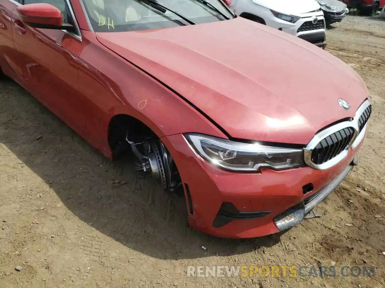 9 Photograph of a damaged car 3MW5R7J01N8C58931 BMW 3 SERIES 2022