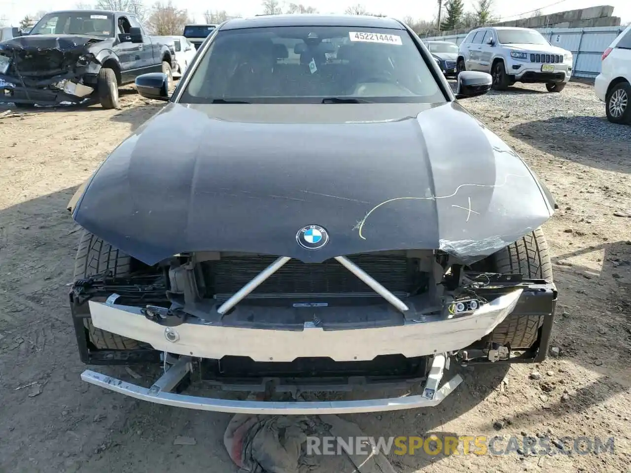 5 Фотография поврежденного автомобиля 3MW5R7J02N8C43659 BMW 3 SERIES 2022