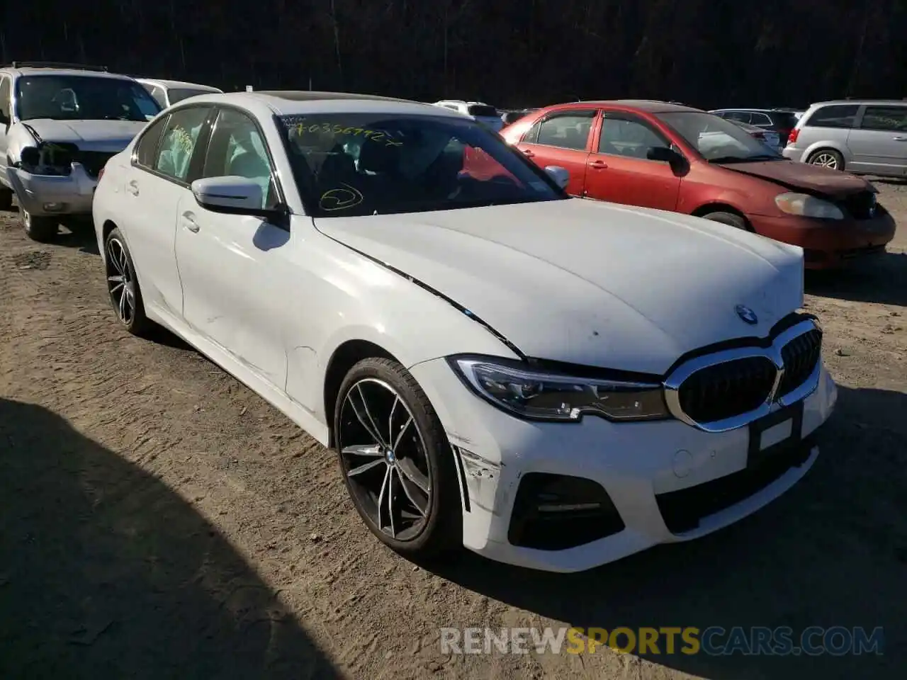 1 Photograph of a damaged car 3MW5R7J03N8C27146 BMW 3 SERIES 2022